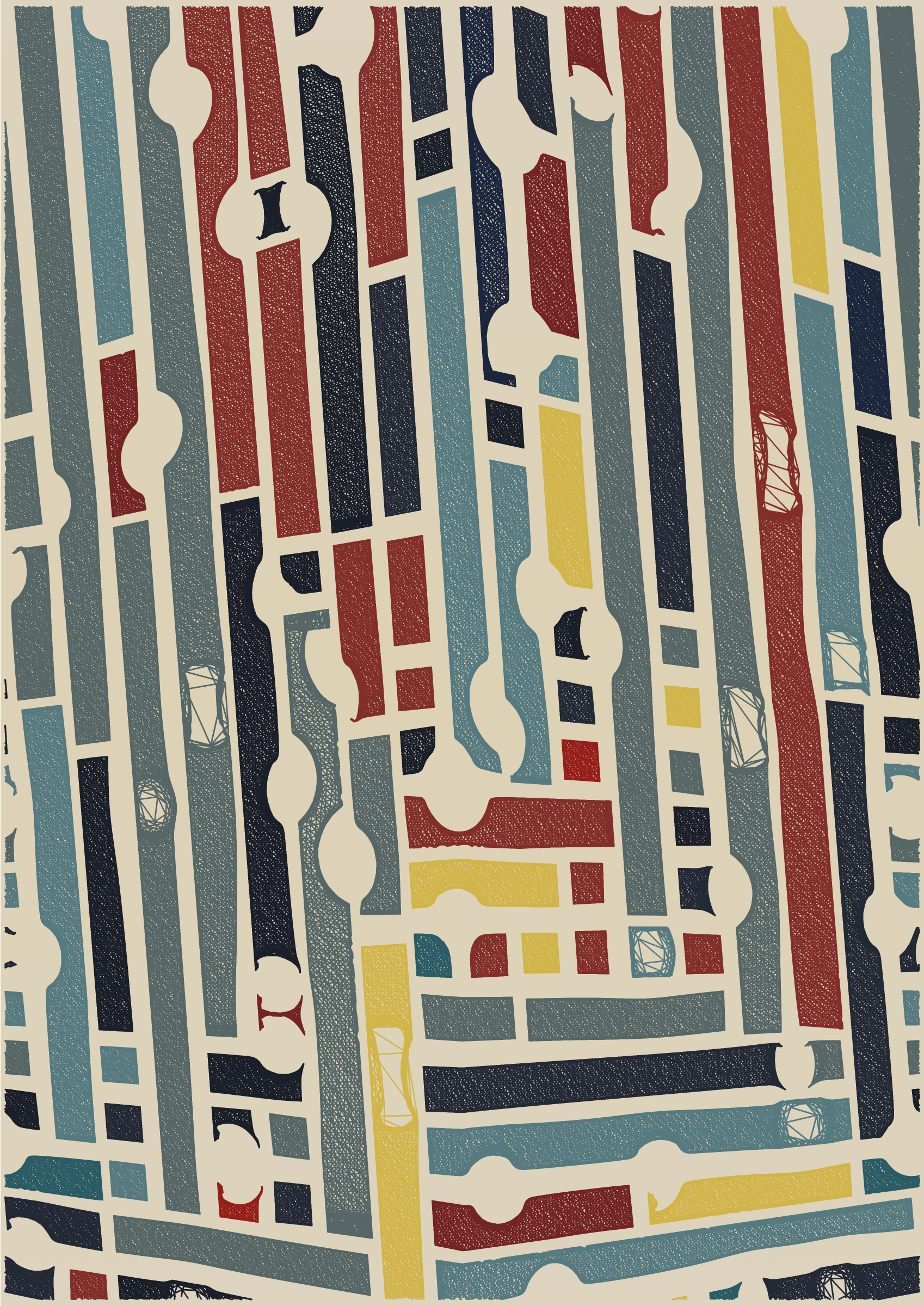 Art Blocks - Art Blocks v2 - Edifice #34 - NFT # 204000034