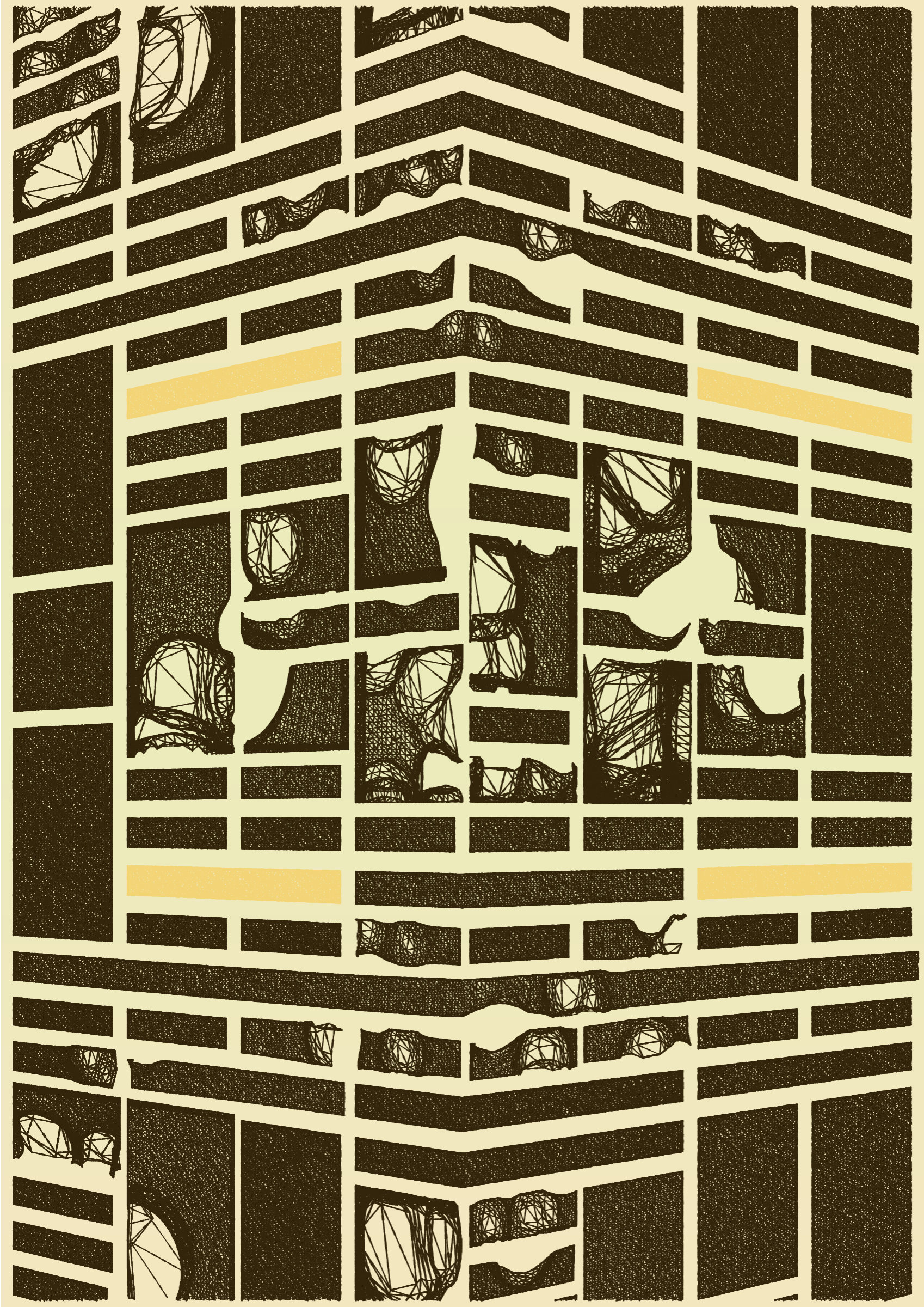 Art Blocks - Art Blocks v2 - Edifice #35 - NFT # 204000035