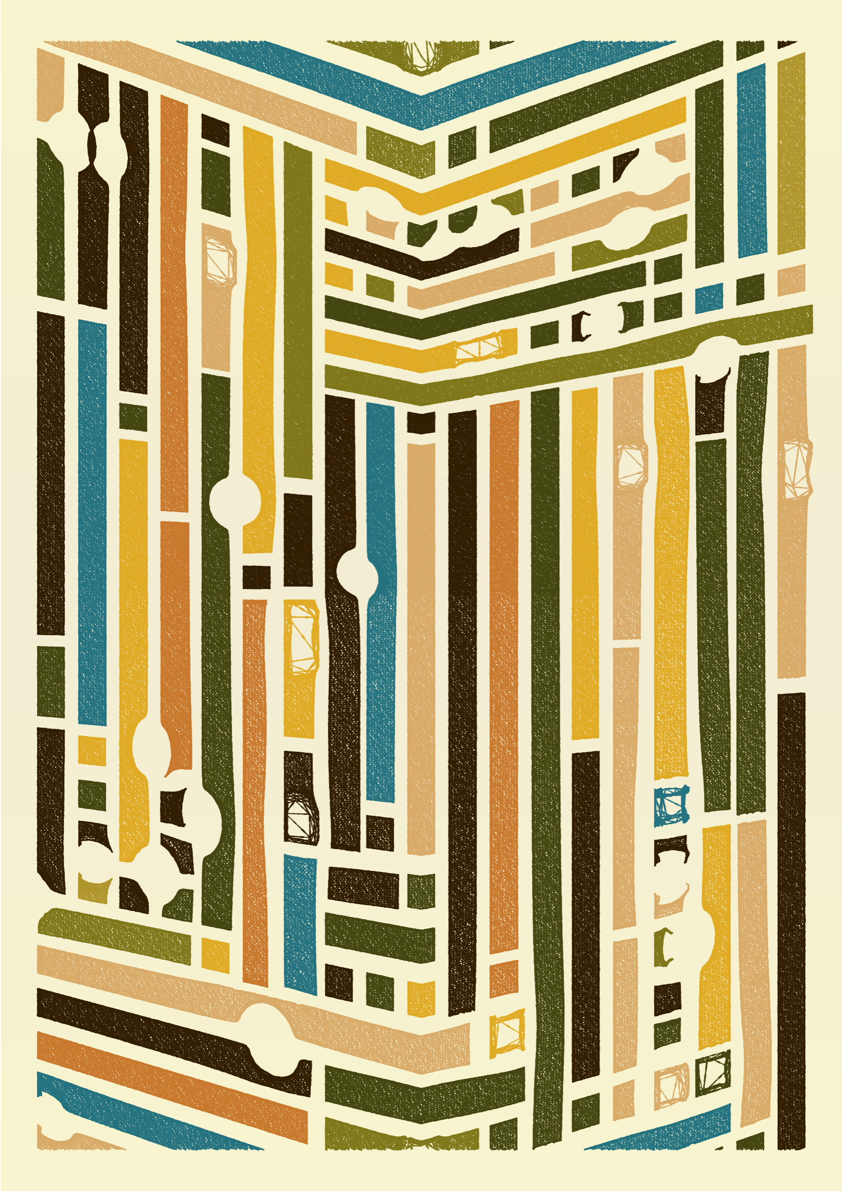 Art Blocks - Art Blocks v2 - Edifice #40 - NFT # 204000040