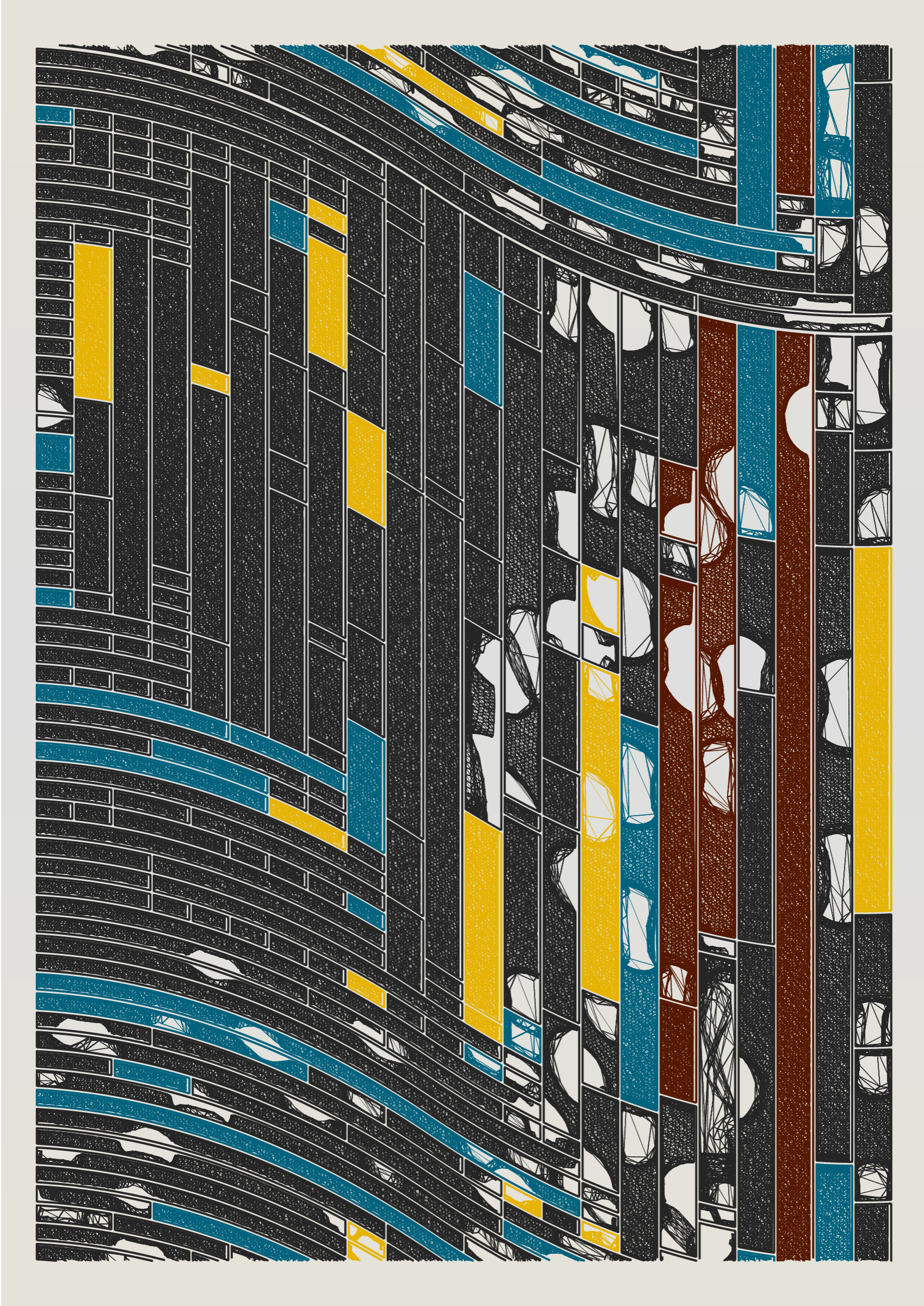 Art Blocks - Art Blocks v2 - Edifice #42 - NFT # 204000042