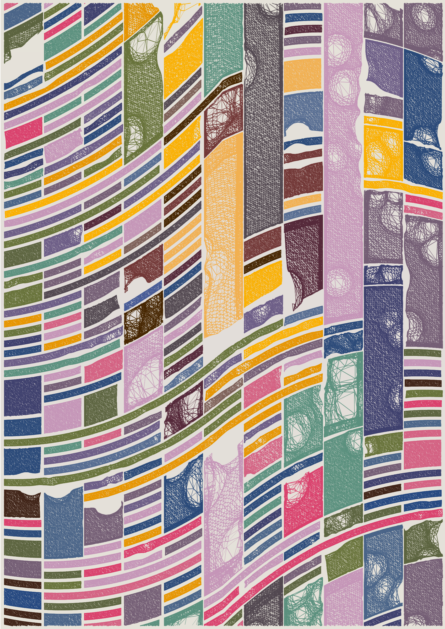 Art Blocks - Art Blocks v2 - Edifice #46 - NFT # 204000046