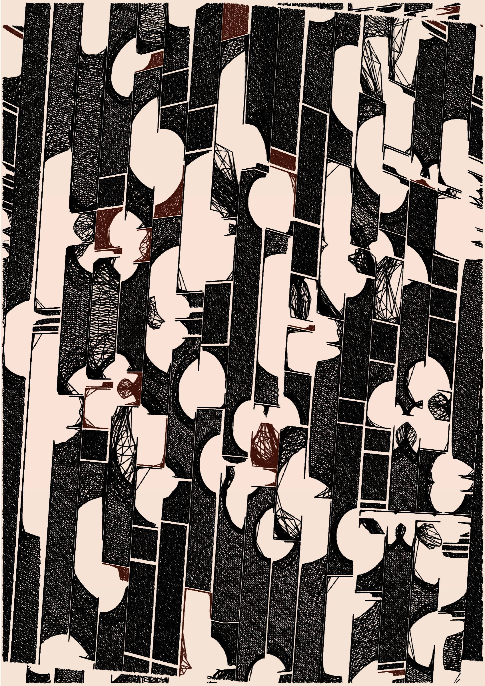 Art Blocks - Art Blocks v2 - Edifice #51 - NFT # 204000051