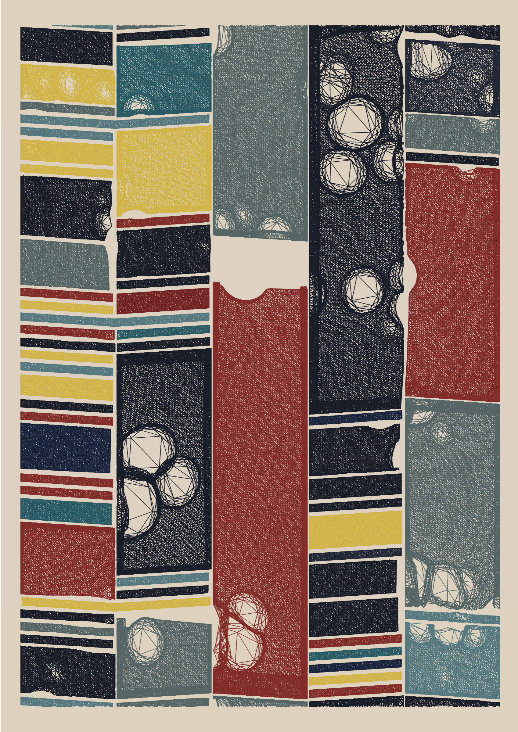 Art Blocks - Art Blocks v2 - Edifice #54 - NFT # 204000054