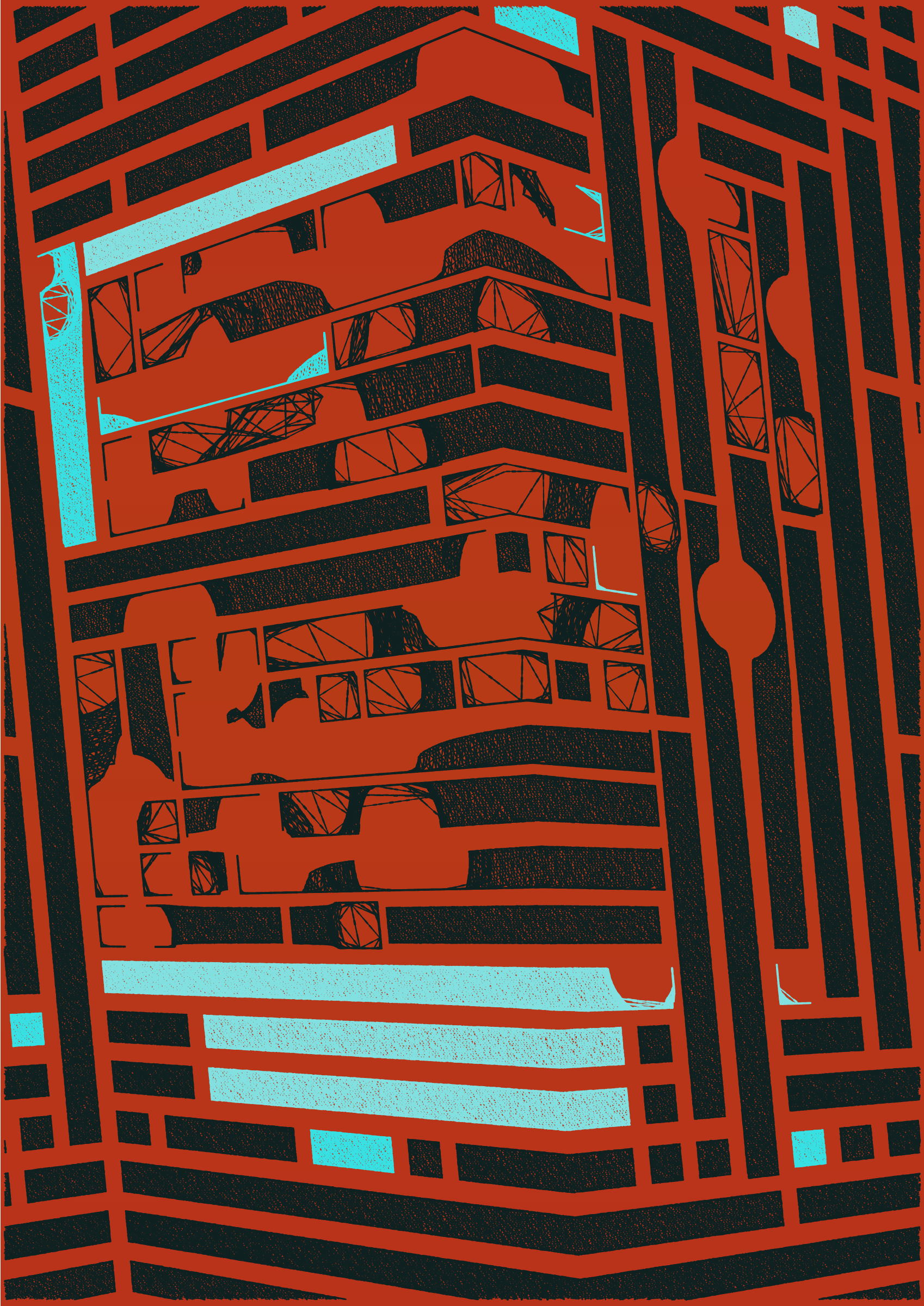 Art Blocks - Art Blocks v2 - Edifice #59 - NFT # 204000059