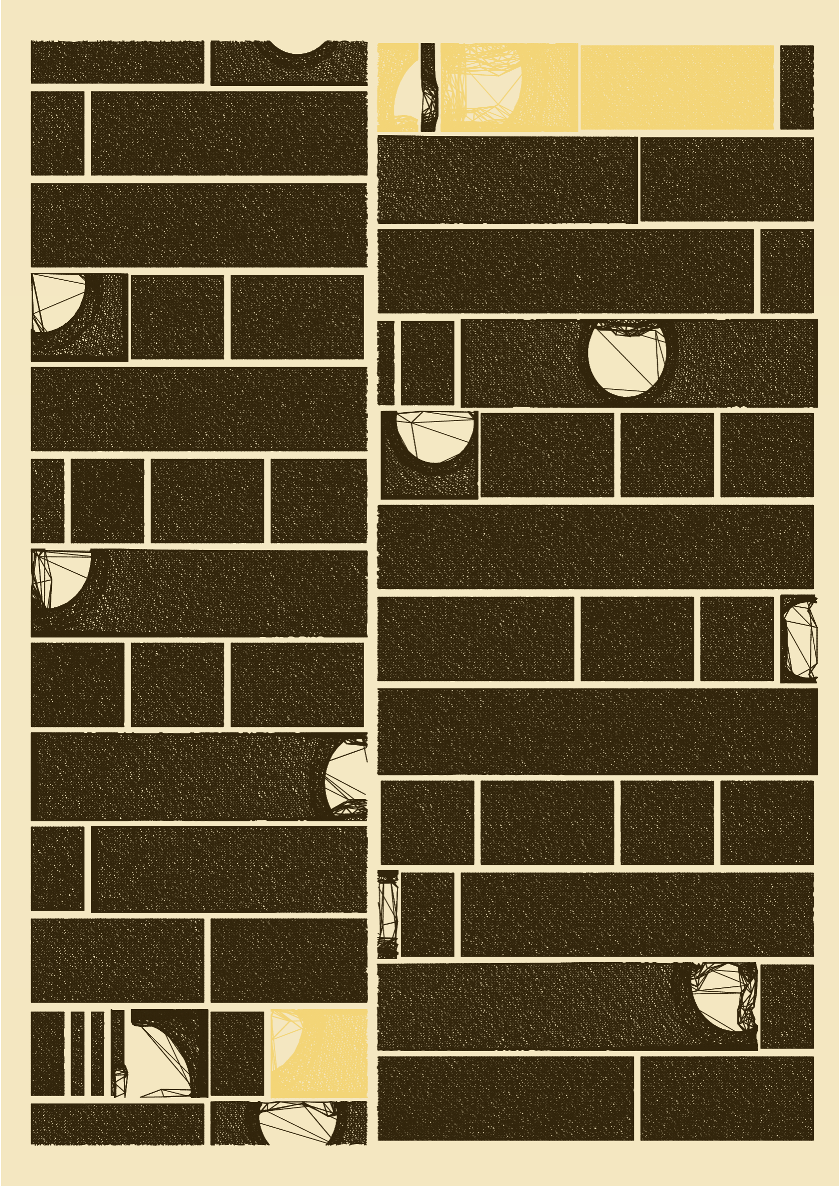 Art Blocks - Art Blocks v2 - Edifice #61 - NFT # 204000061