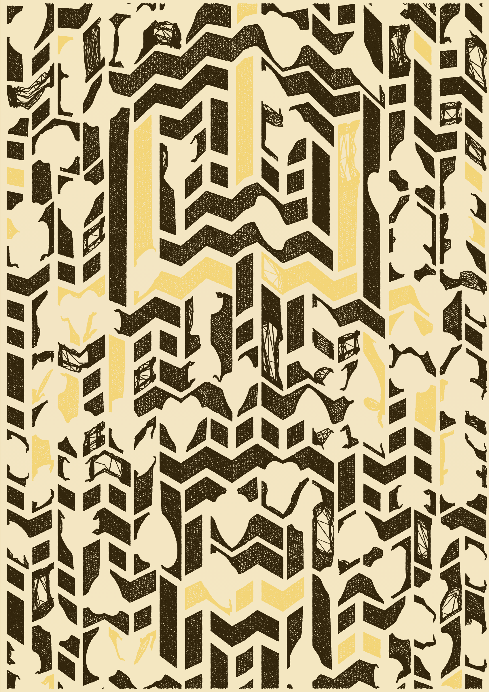 Art Blocks - Art Blocks v2 - Edifice #62 - NFT # 204000062