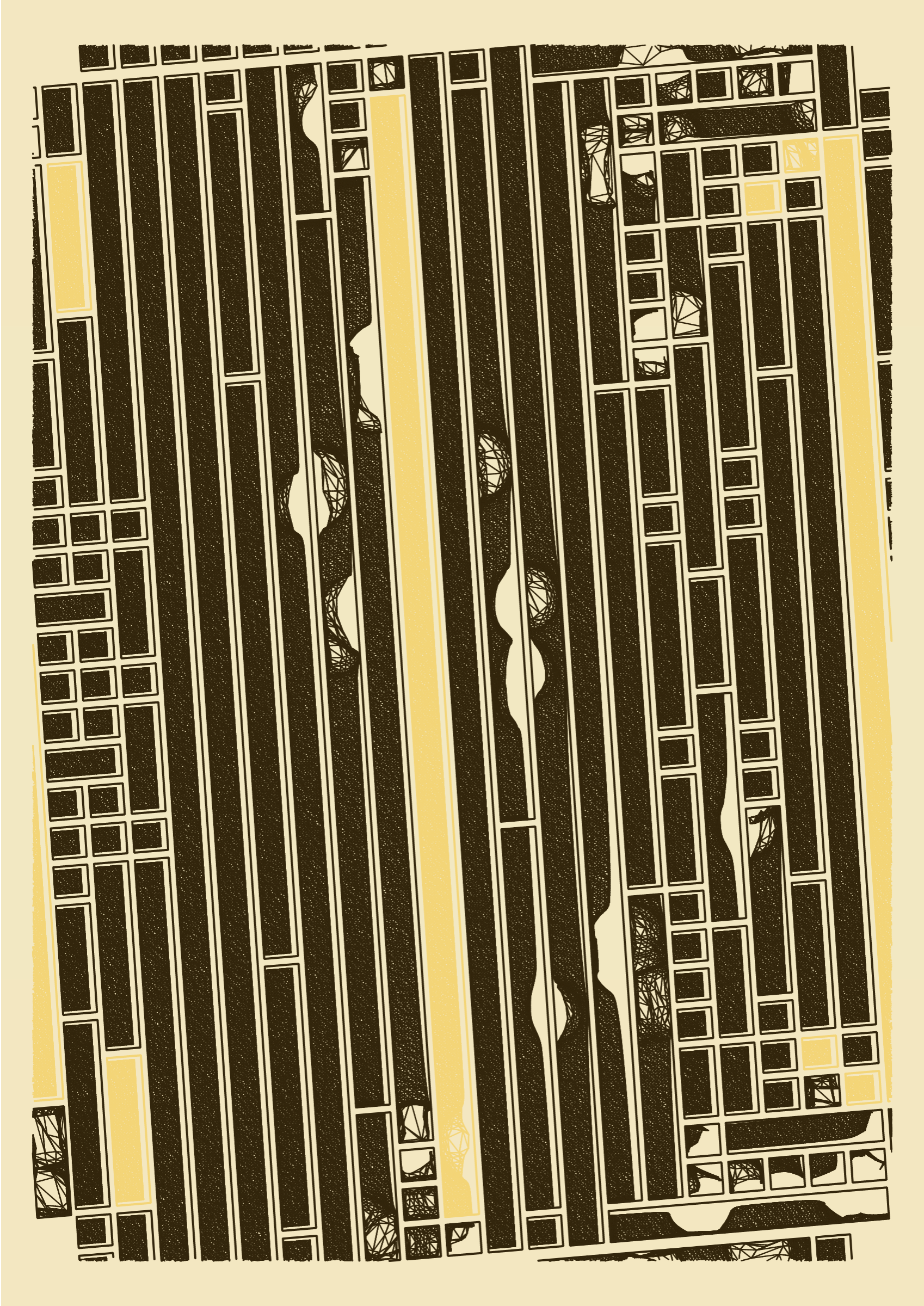 Art Blocks - Art Blocks v2 - Edifice #65 - NFT # 204000065