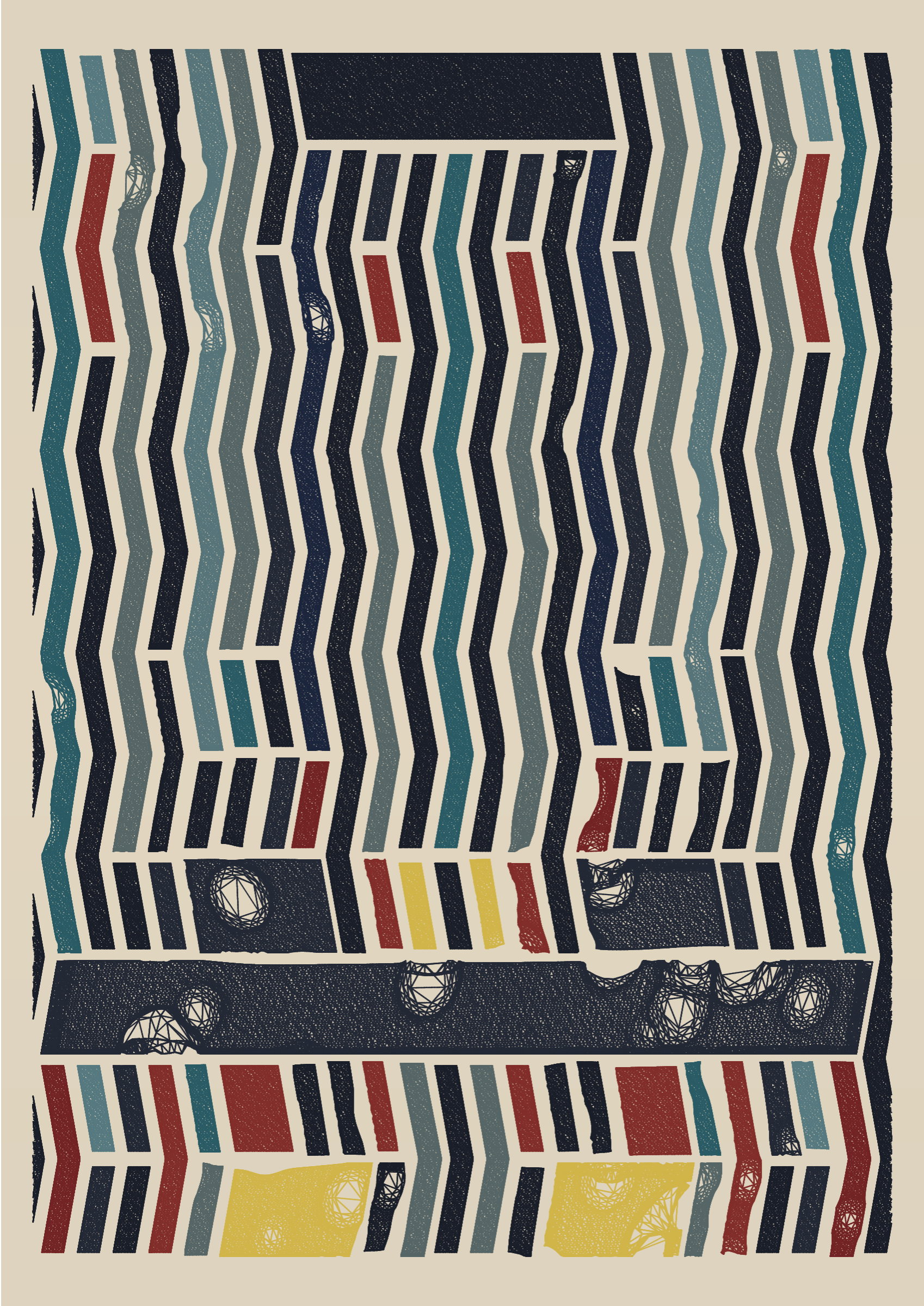 Art Blocks - Art Blocks v2 - Edifice #66 - NFT # 204000066