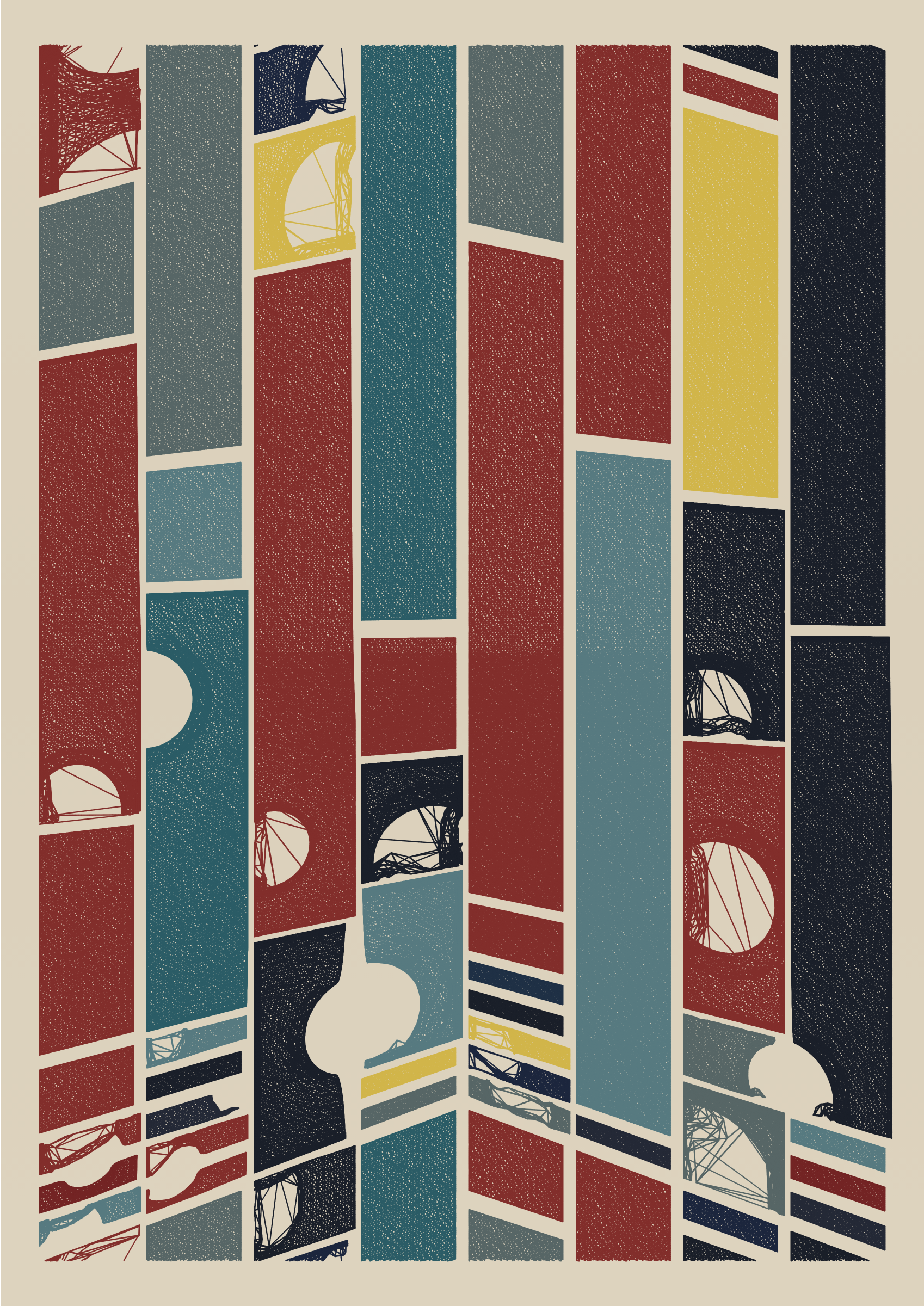 Art Blocks - Art Blocks v2 - Edifice #68 - NFT # 204000068