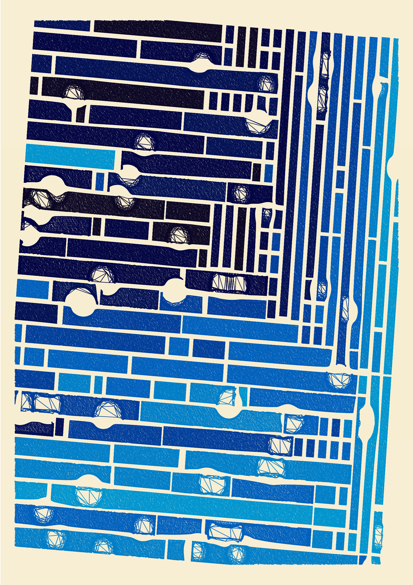 Art Blocks - Art Blocks v2 - Edifice #71 - NFT # 204000071