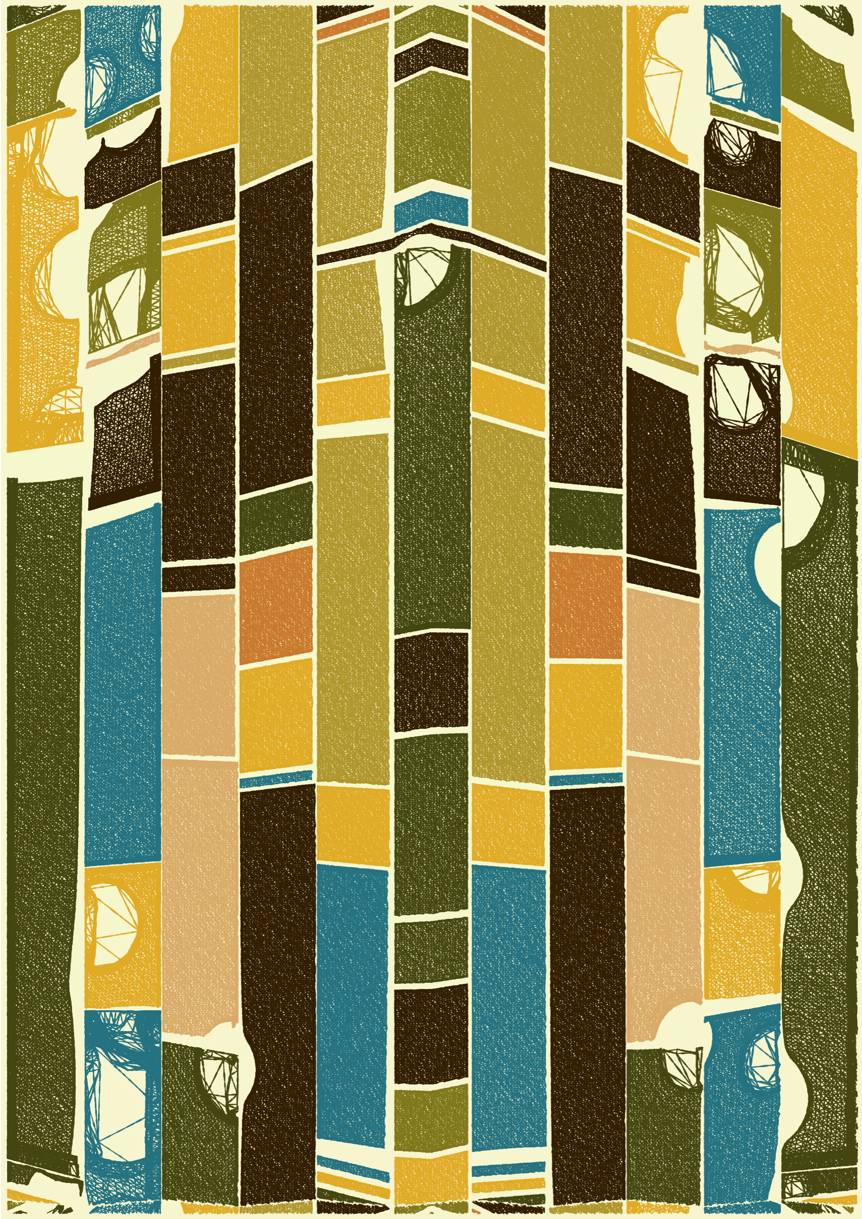 Art Blocks - Art Blocks v2 - Edifice #73 - NFT # 204000073