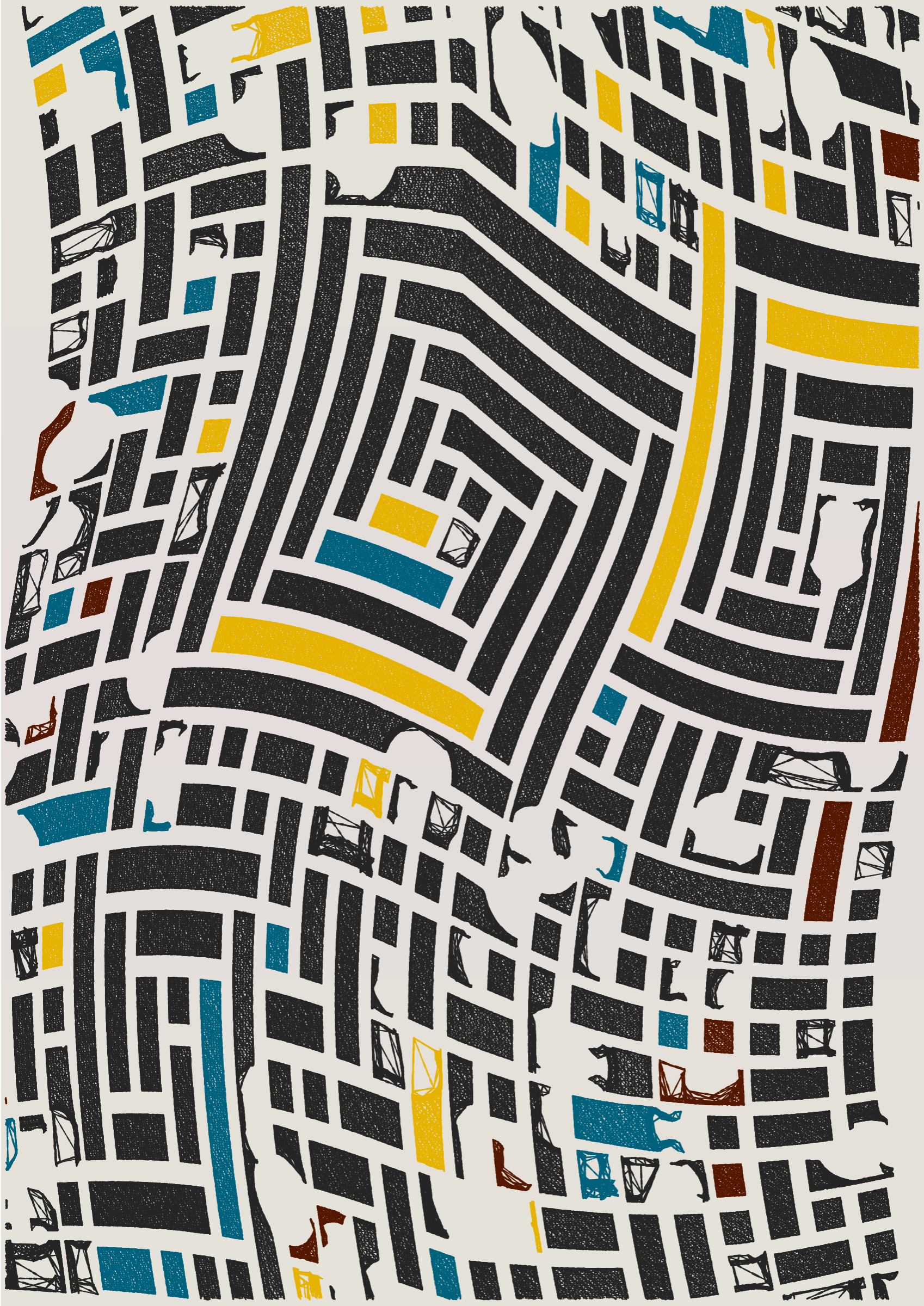 Art Blocks - Art Blocks v2 - Edifice #78 - NFT # 204000078