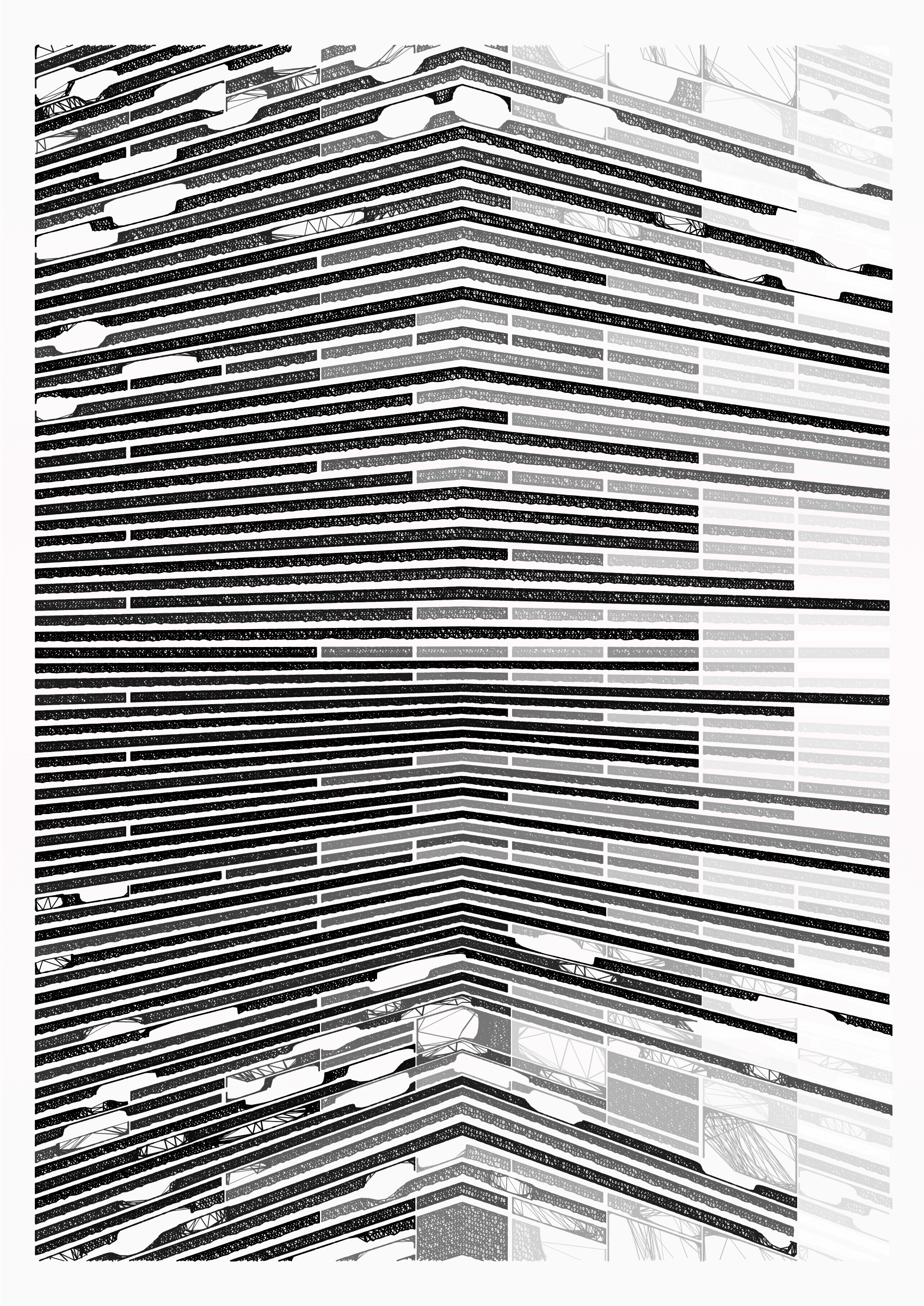 Art Blocks - Art Blocks v2 - Edifice #82 - NFT # 204000082