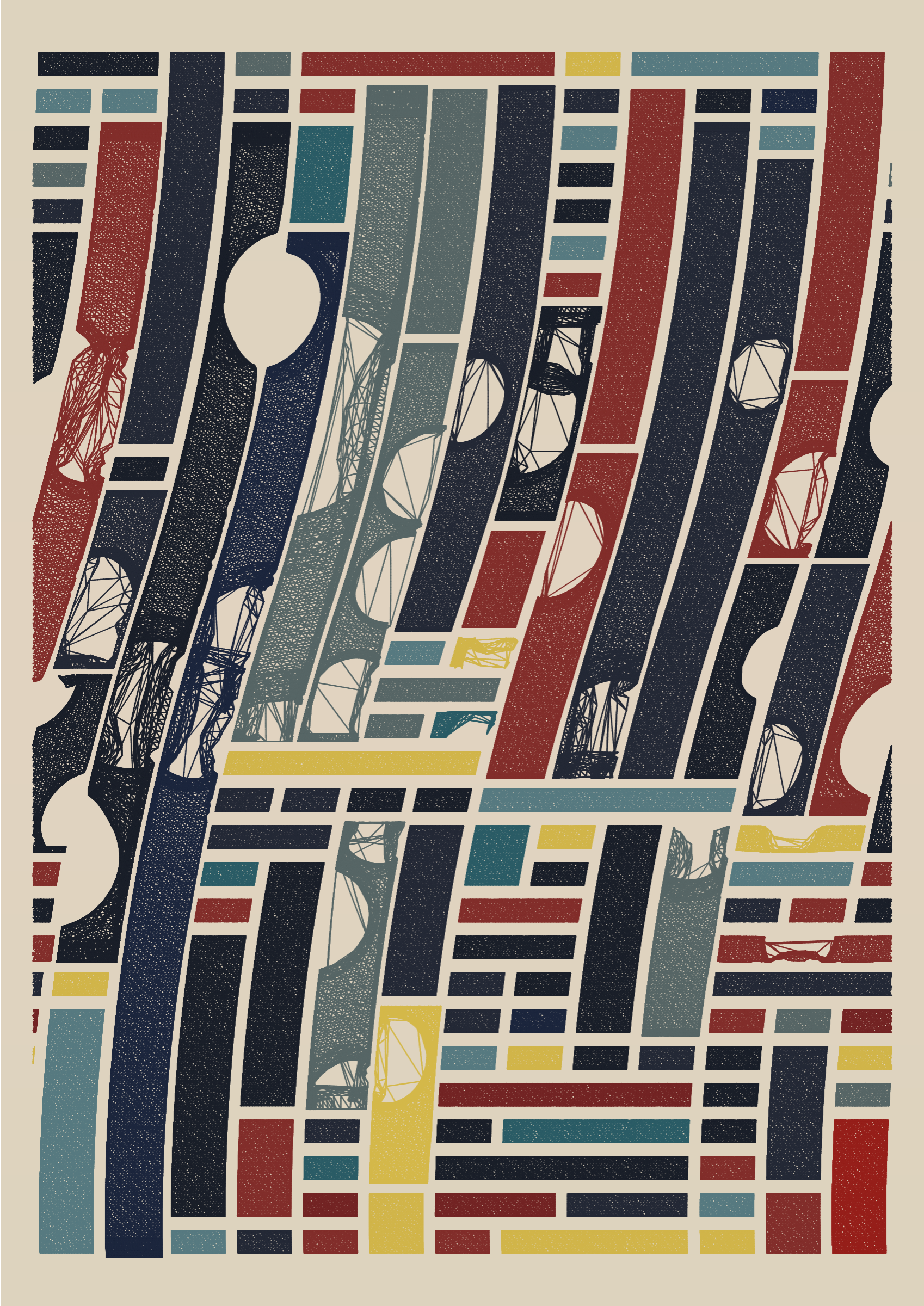 Art Blocks - Art Blocks v2 - Edifice #83 - NFT # 204000083