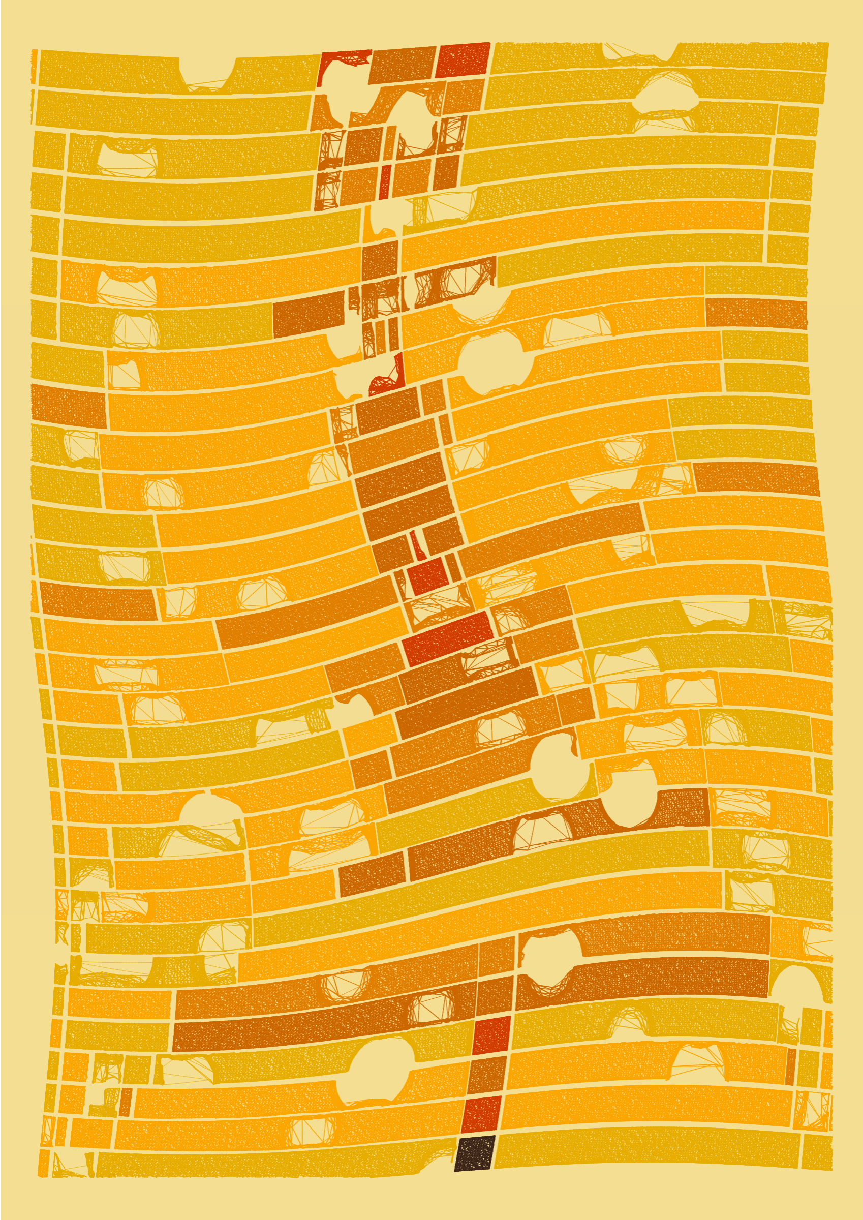 Art Blocks - Art Blocks v2 - Edifice #85 - NFT # 204000085