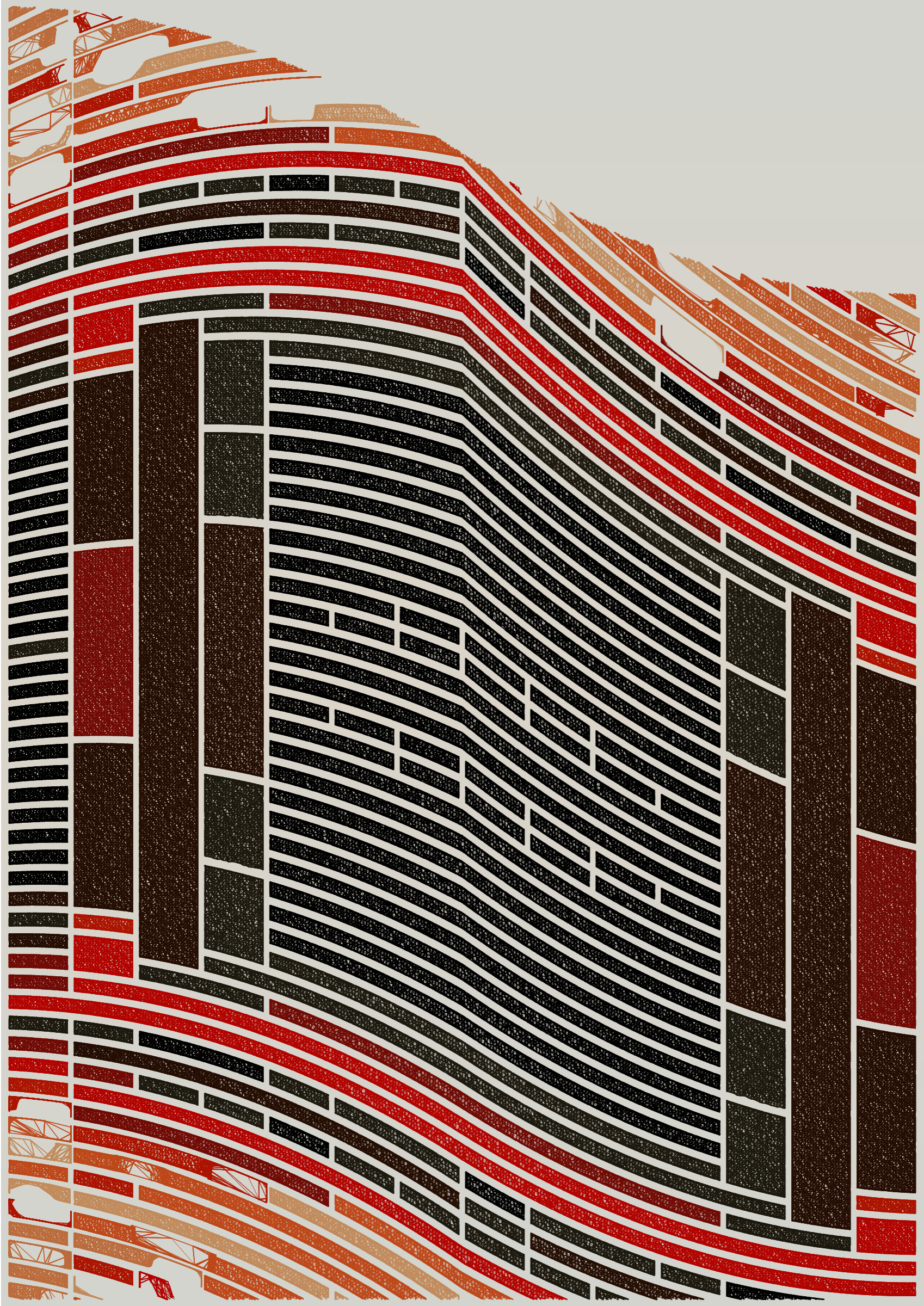 Art Blocks - Art Blocks v2 - Edifice #90 - NFT # 204000090