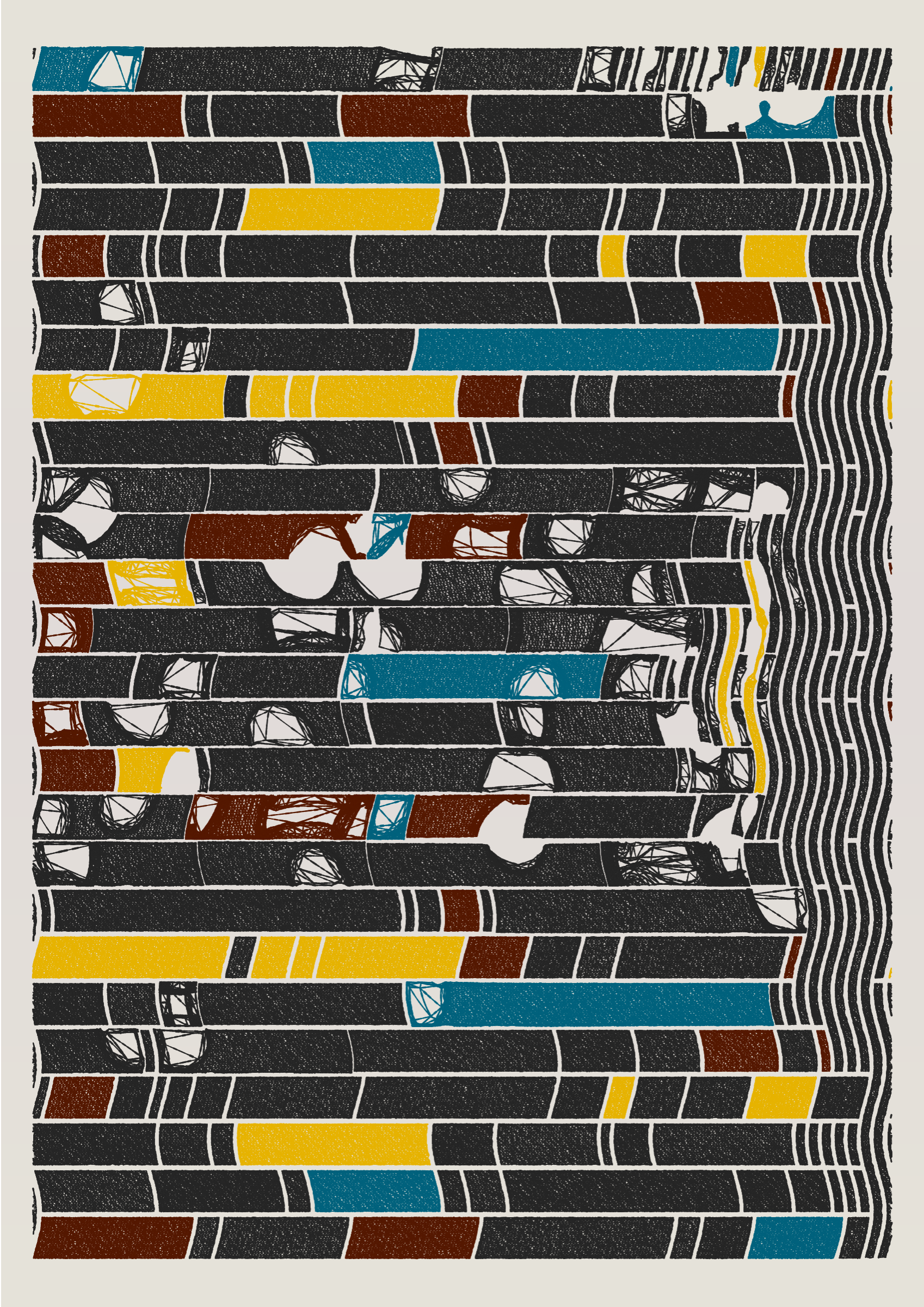 Art Blocks - Art Blocks v2 - Edifice #91 - NFT # 204000091