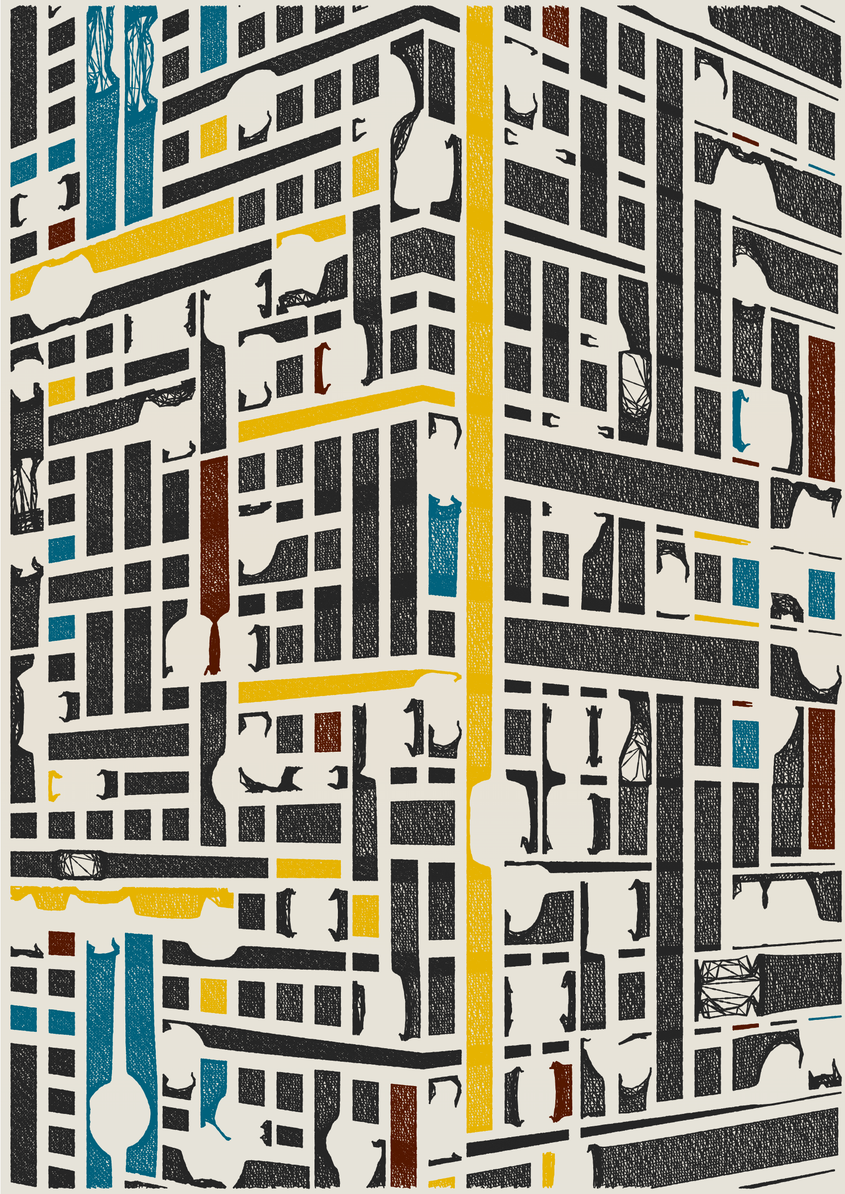 Art Blocks - Art Blocks v2 - Edifice #107 - NFT # 204000107