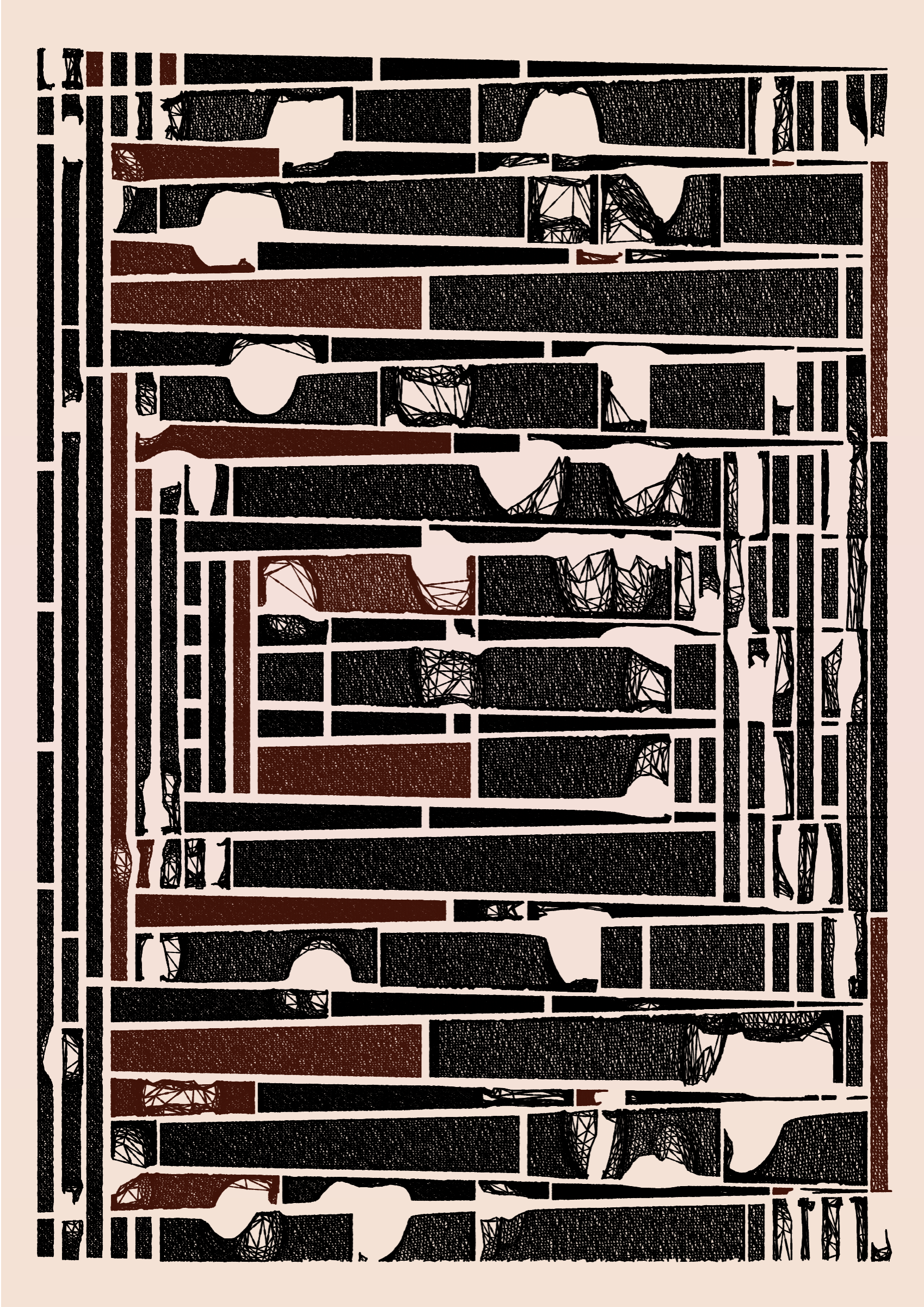 Art Blocks - Art Blocks v2 - Edifice #108 - NFT # 204000108