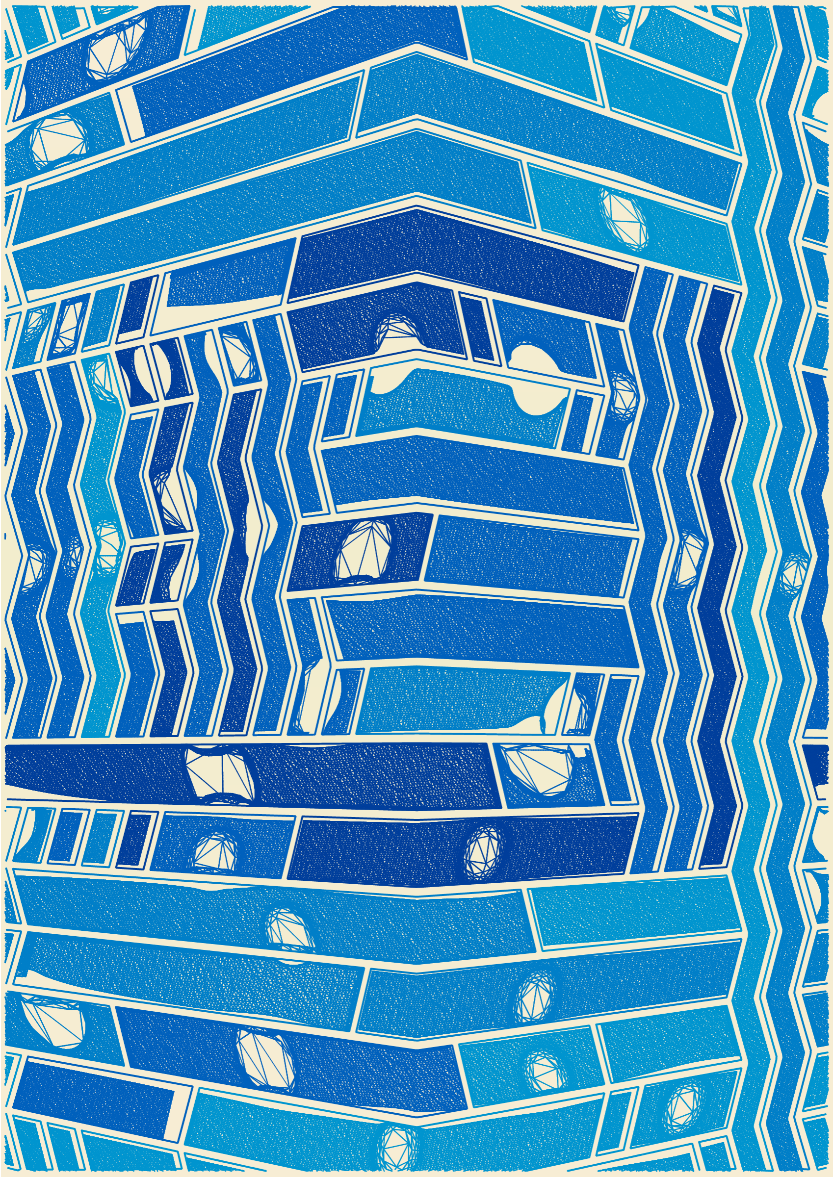 Art Blocks - Art Blocks v2 - Edifice #115 - NFT # 204000115