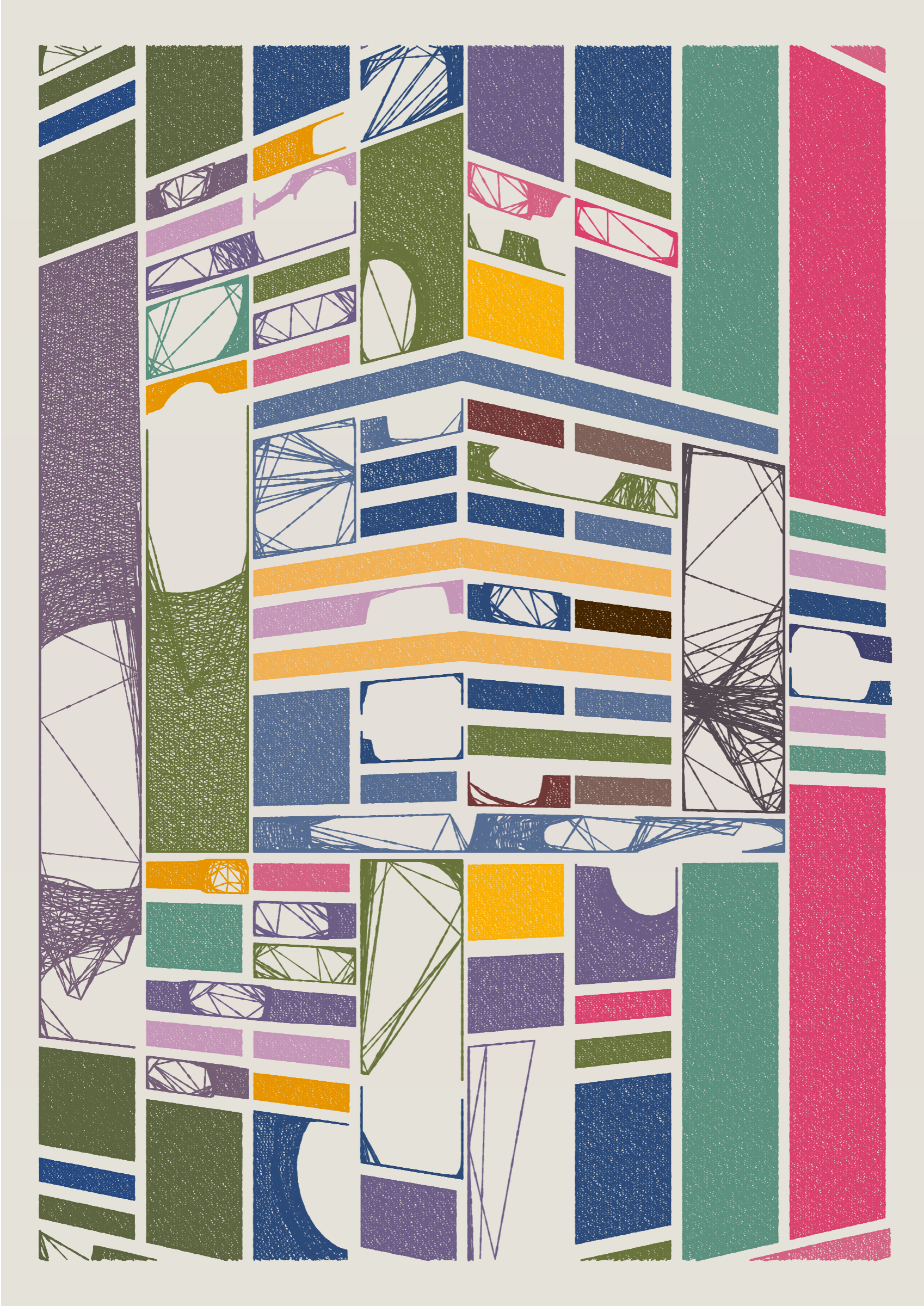 Art Blocks - Art Blocks v2 - Edifice #116 - NFT # 204000116