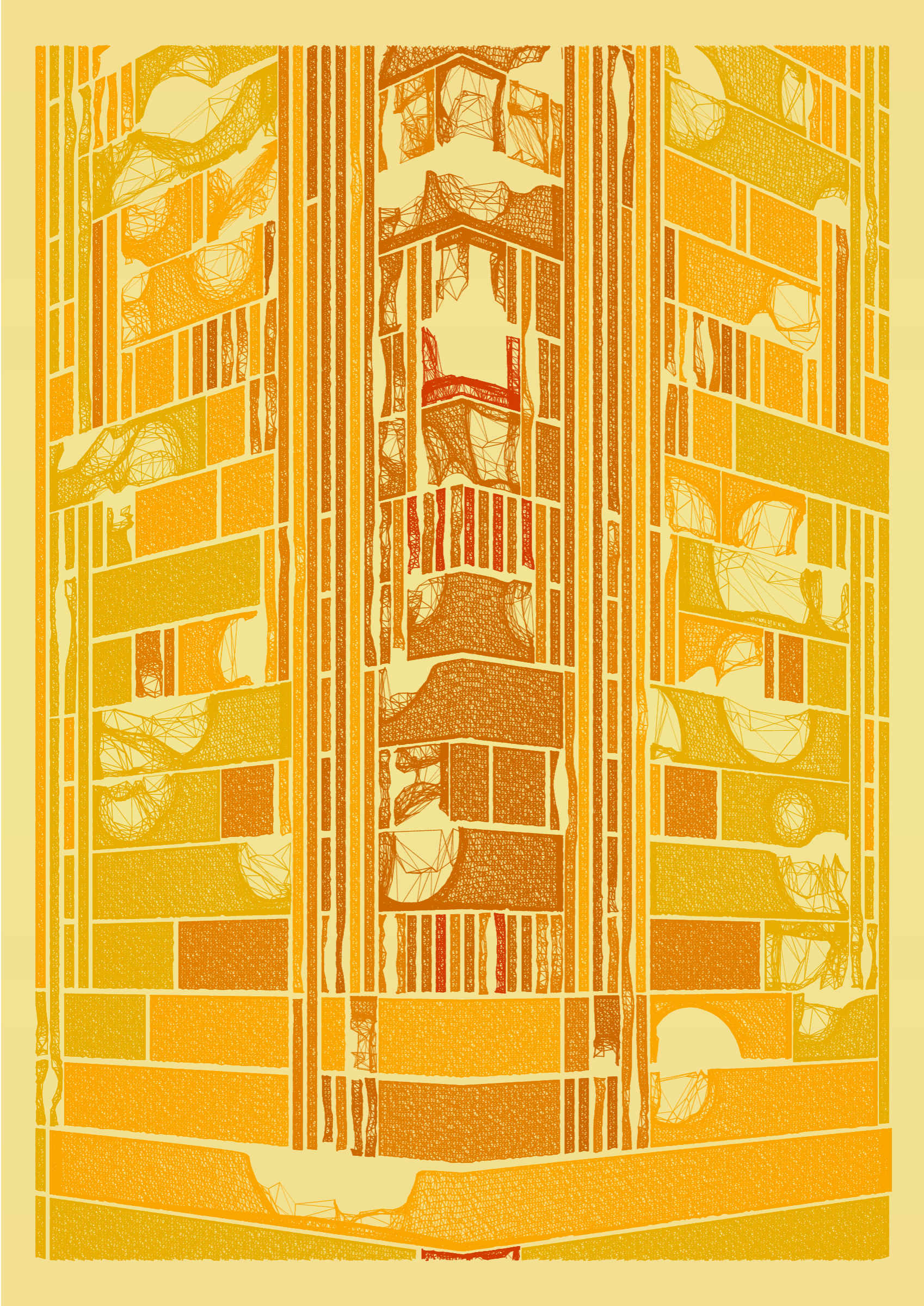 Art Blocks - Art Blocks v2 - Edifice #118 - NFT # 204000118