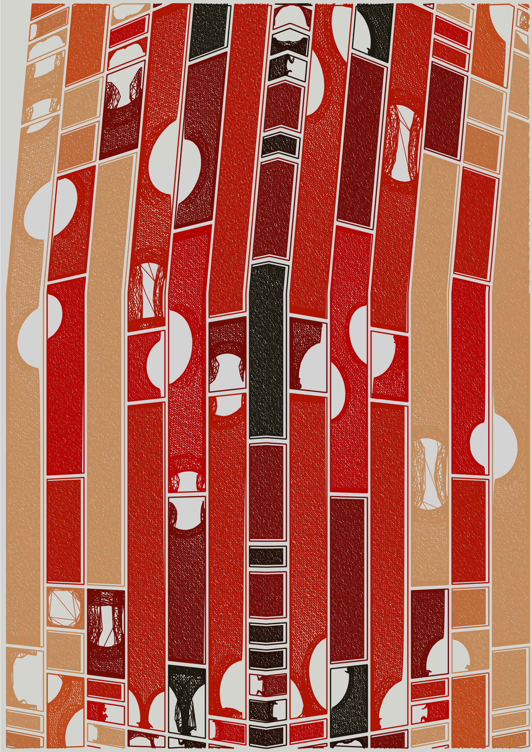 Art Blocks - Art Blocks v2 - Edifice #123 - NFT # 204000123