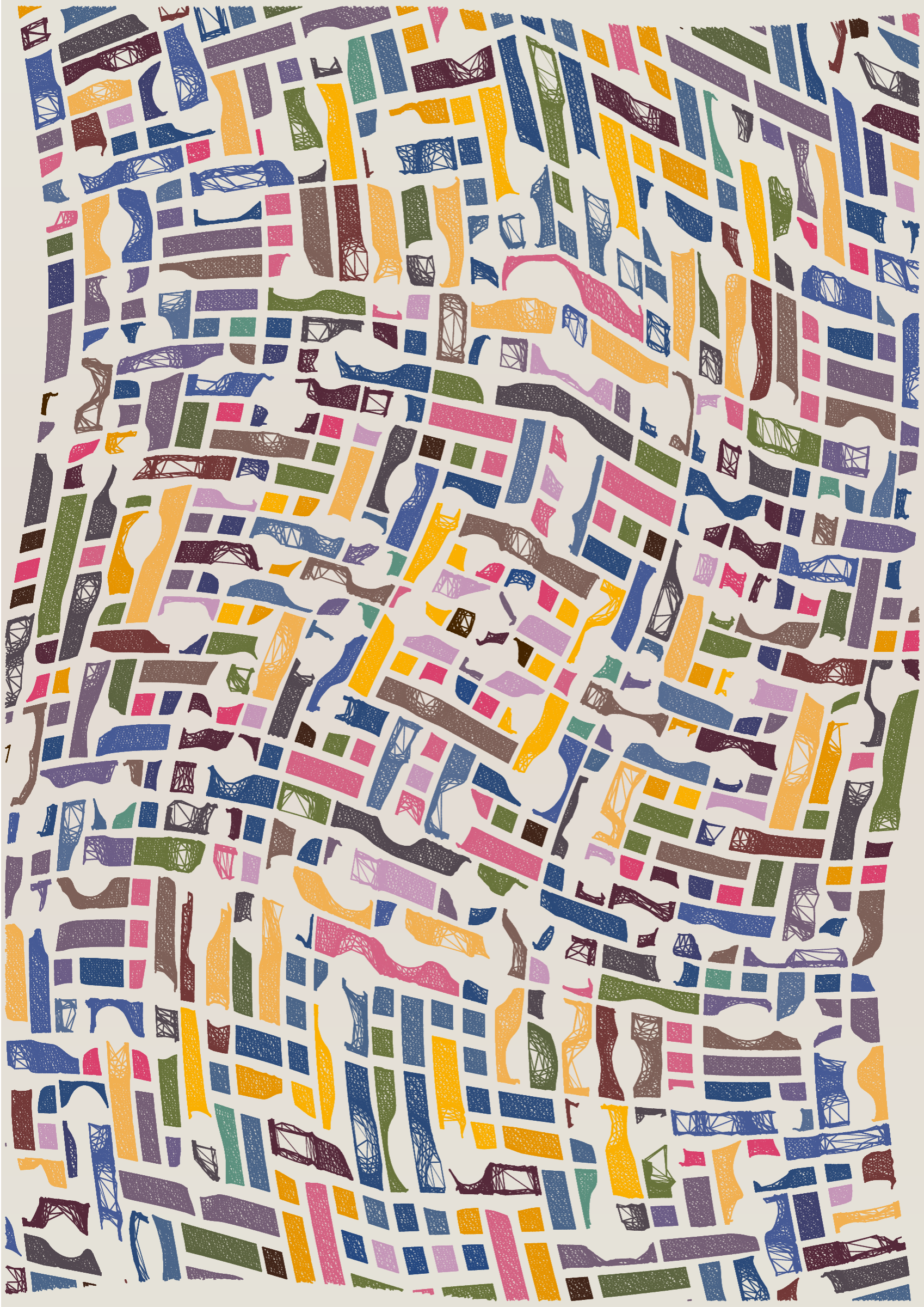 Art Blocks - Art Blocks v2 - Edifice #124 - NFT # 204000124