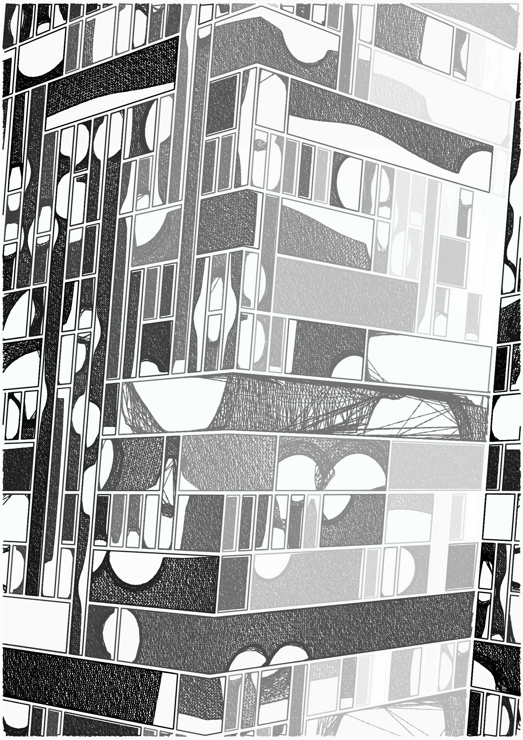 Art Blocks - Art Blocks v2 - Edifice #127 - NFT # 204000127