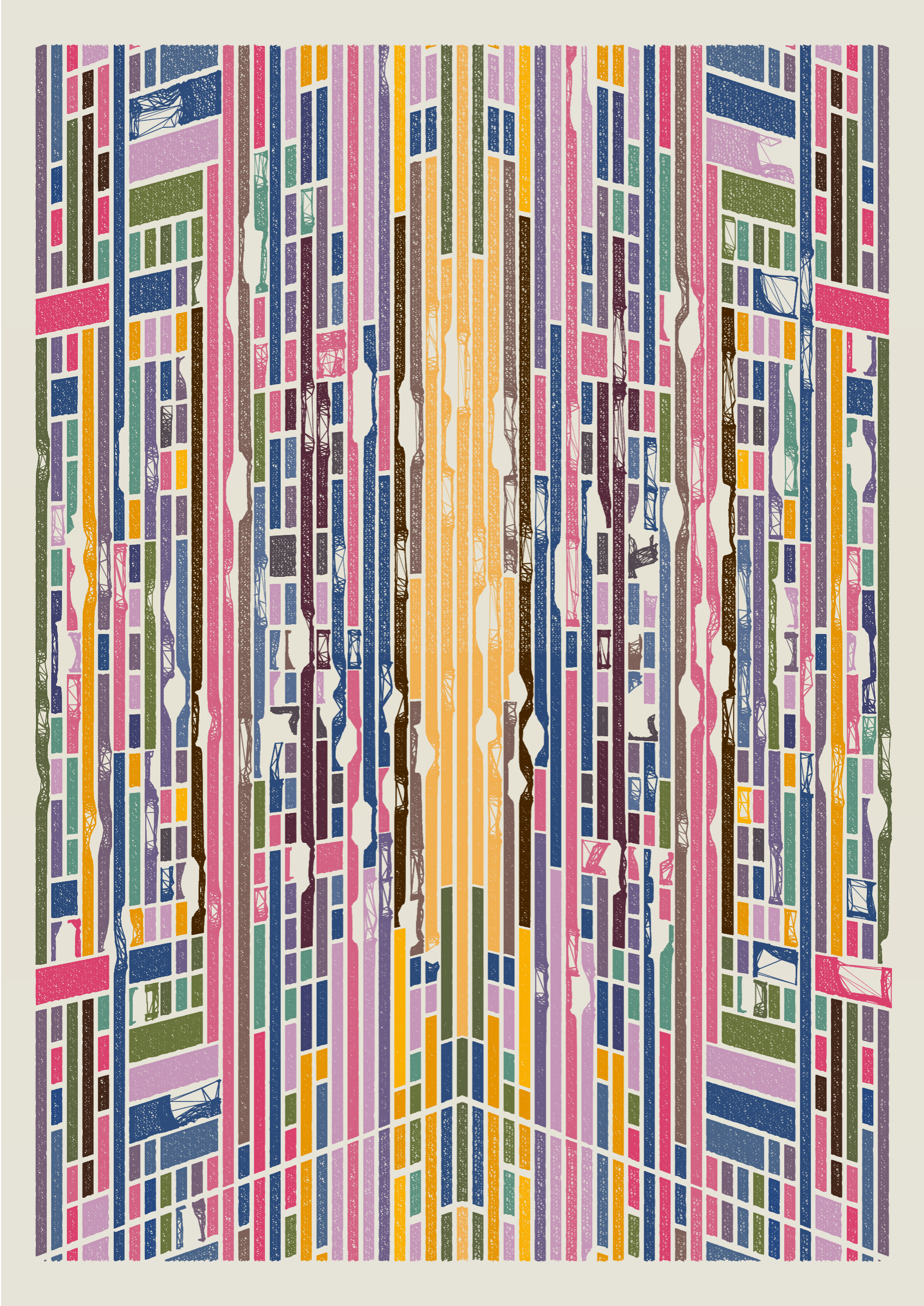 Art Blocks - Art Blocks v2 - Edifice #130 - NFT # 204000130