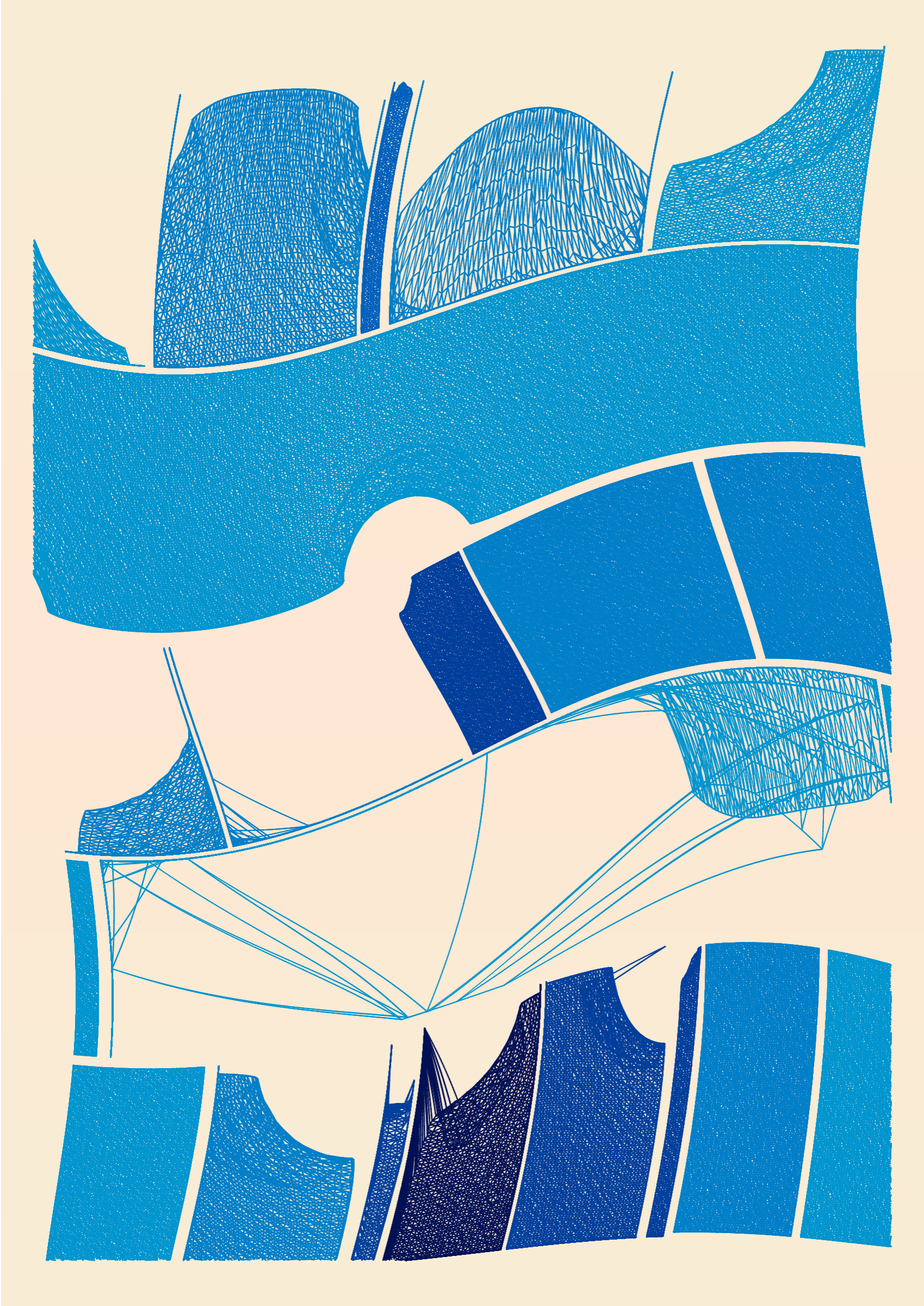 Art Blocks - Art Blocks v2 - Edifice #132 - NFT # 204000132