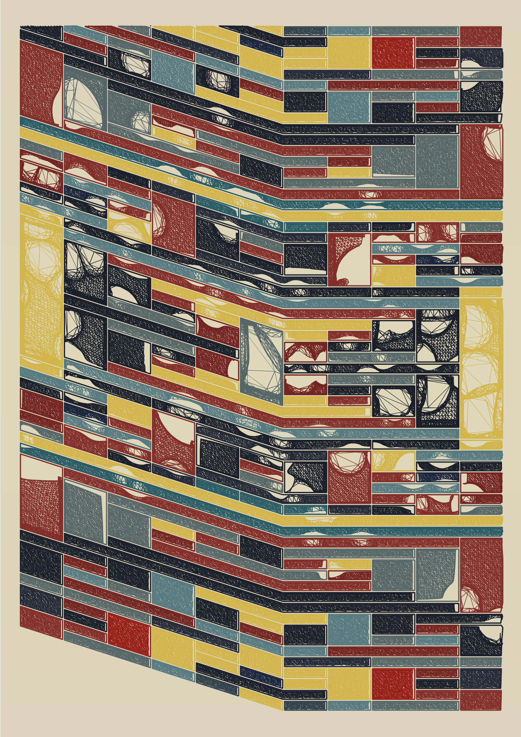 Art Blocks - Art Blocks v2 - Edifice #140 - NFT # 204000140