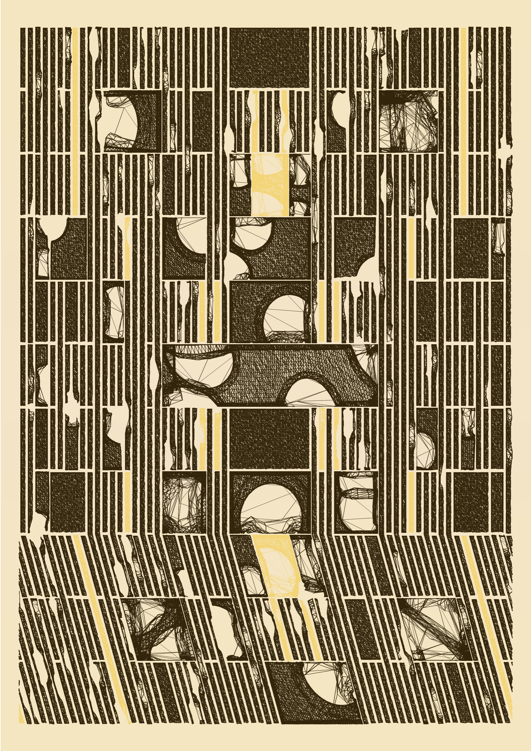 Art Blocks - Art Blocks v2 - Edifice #158 - NFT # 204000158