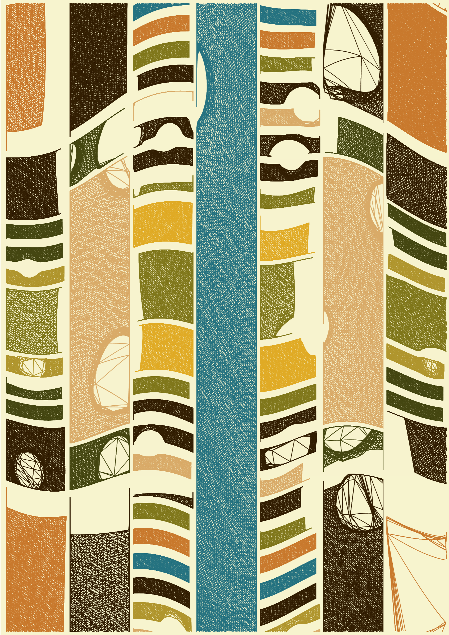 Art Blocks - Art Blocks v2 - Edifice #159 - NFT # 204000159