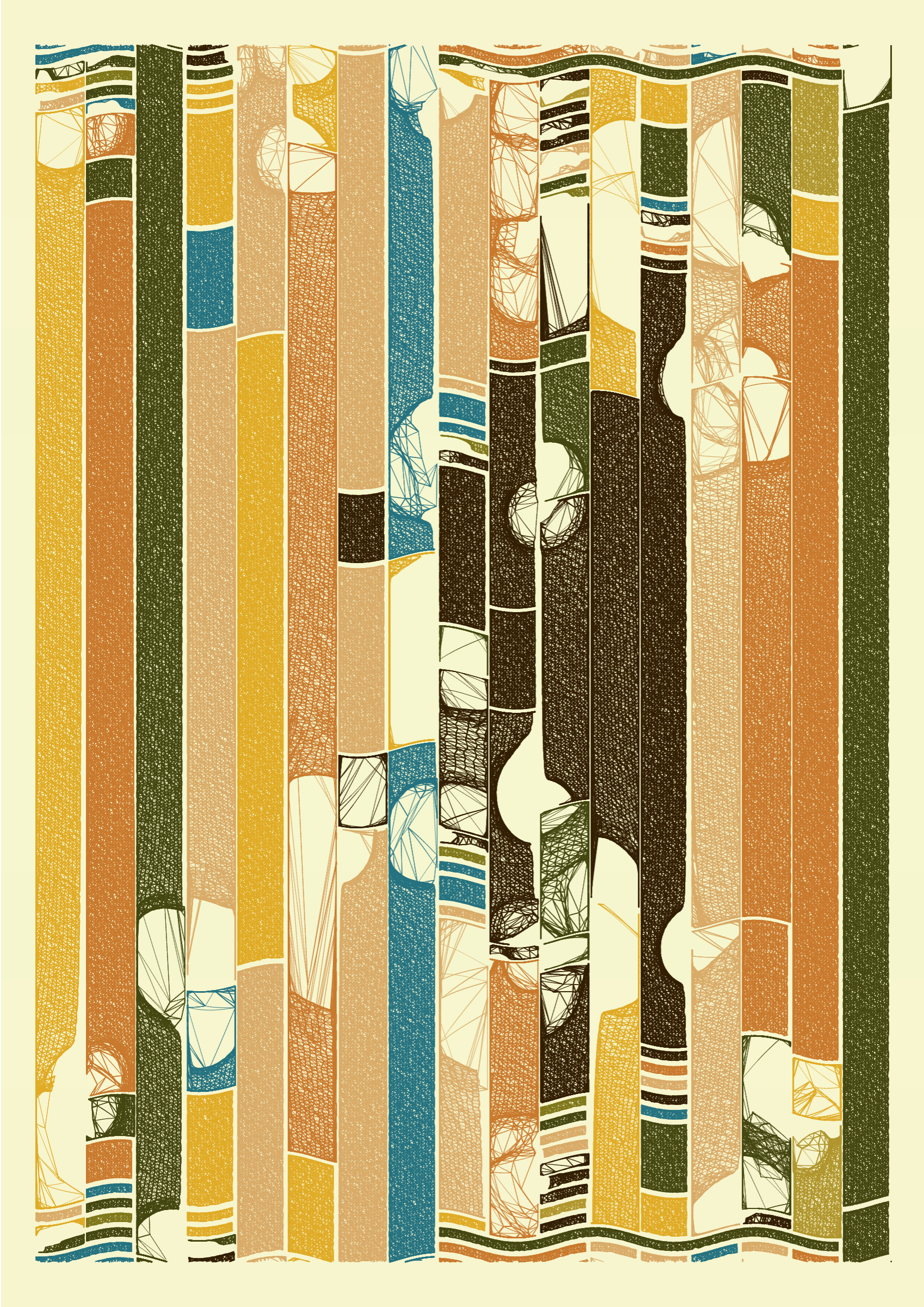 Art Blocks - Art Blocks v2 - Edifice #167 - NFT # 204000167