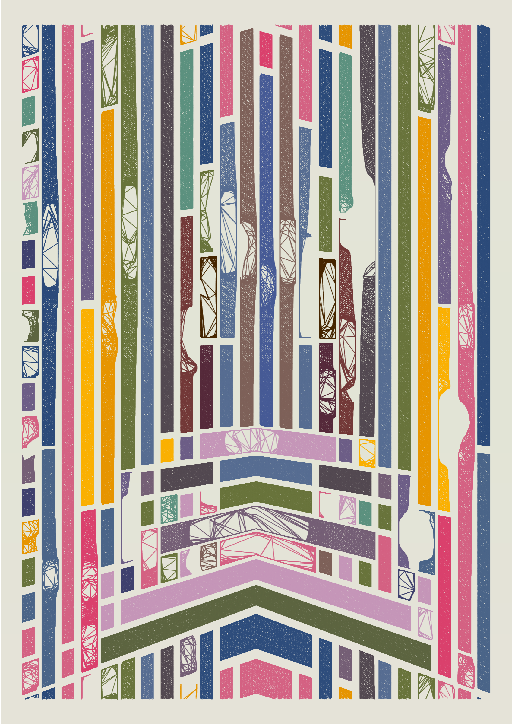 Art Blocks - Art Blocks v2 - Edifice #168 - NFT # 204000168