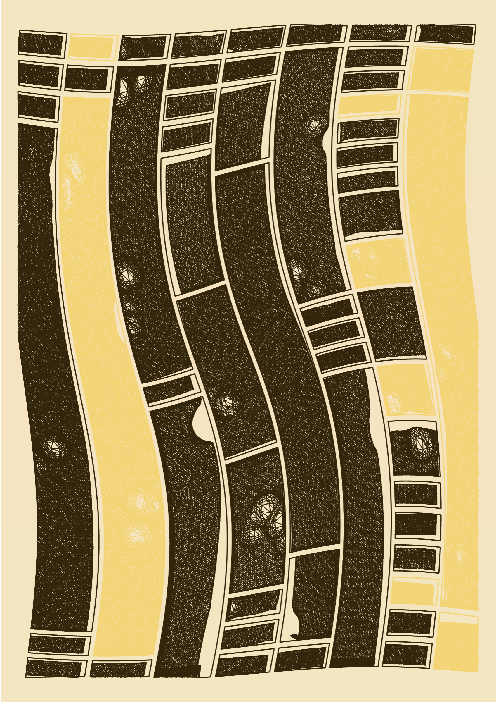 Art Blocks - Art Blocks v2 - Edifice #174 - NFT # 204000174