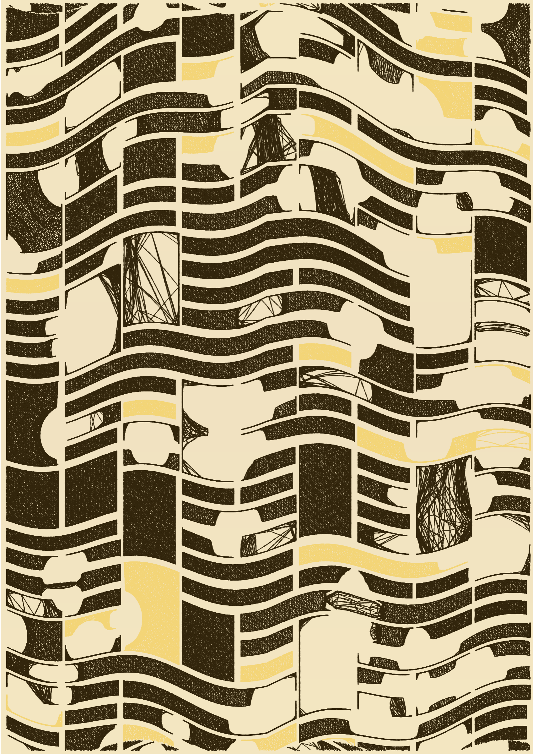 Art Blocks - Art Blocks v2 - Edifice #185 - NFT # 204000185