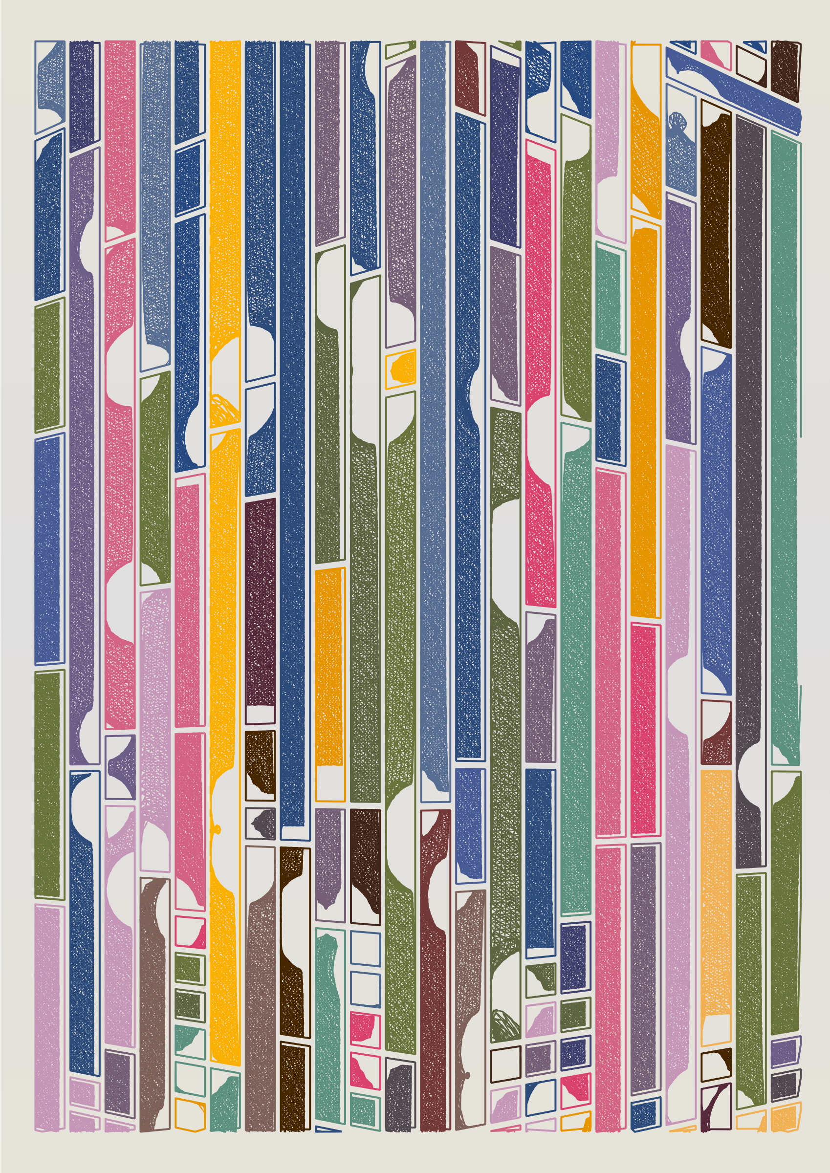 Art Blocks - Art Blocks v2 - Edifice #187 - NFT # 204000187