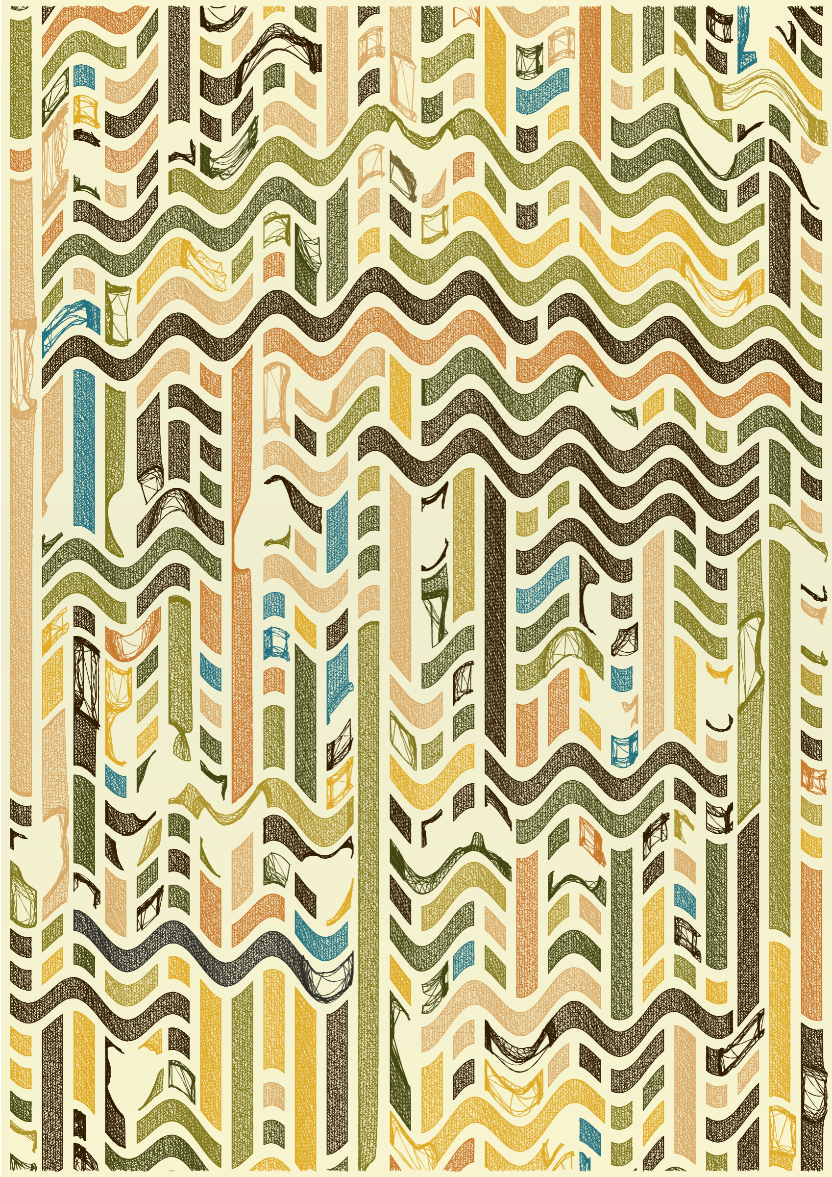 Art Blocks - Art Blocks v2 - Edifice #195 - NFT # 204000195