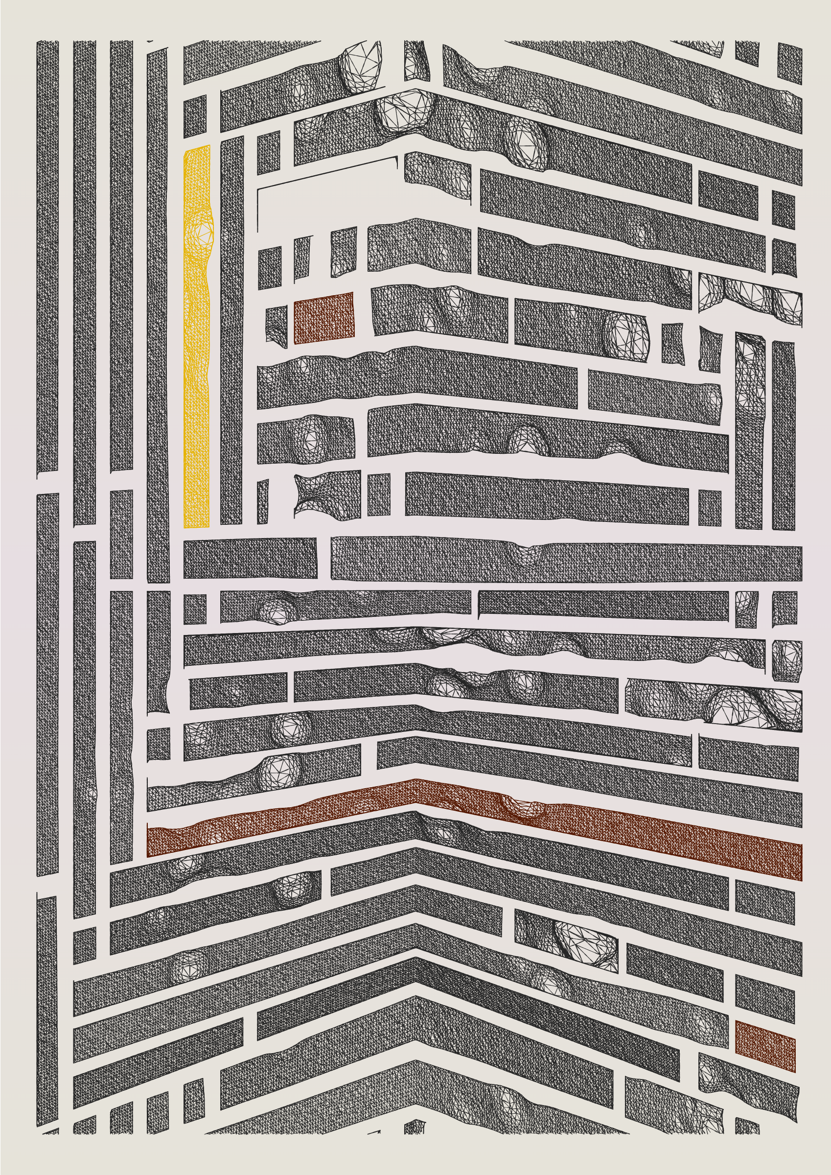 Art Blocks - Art Blocks v2 - Edifice #196 - NFT # 204000196