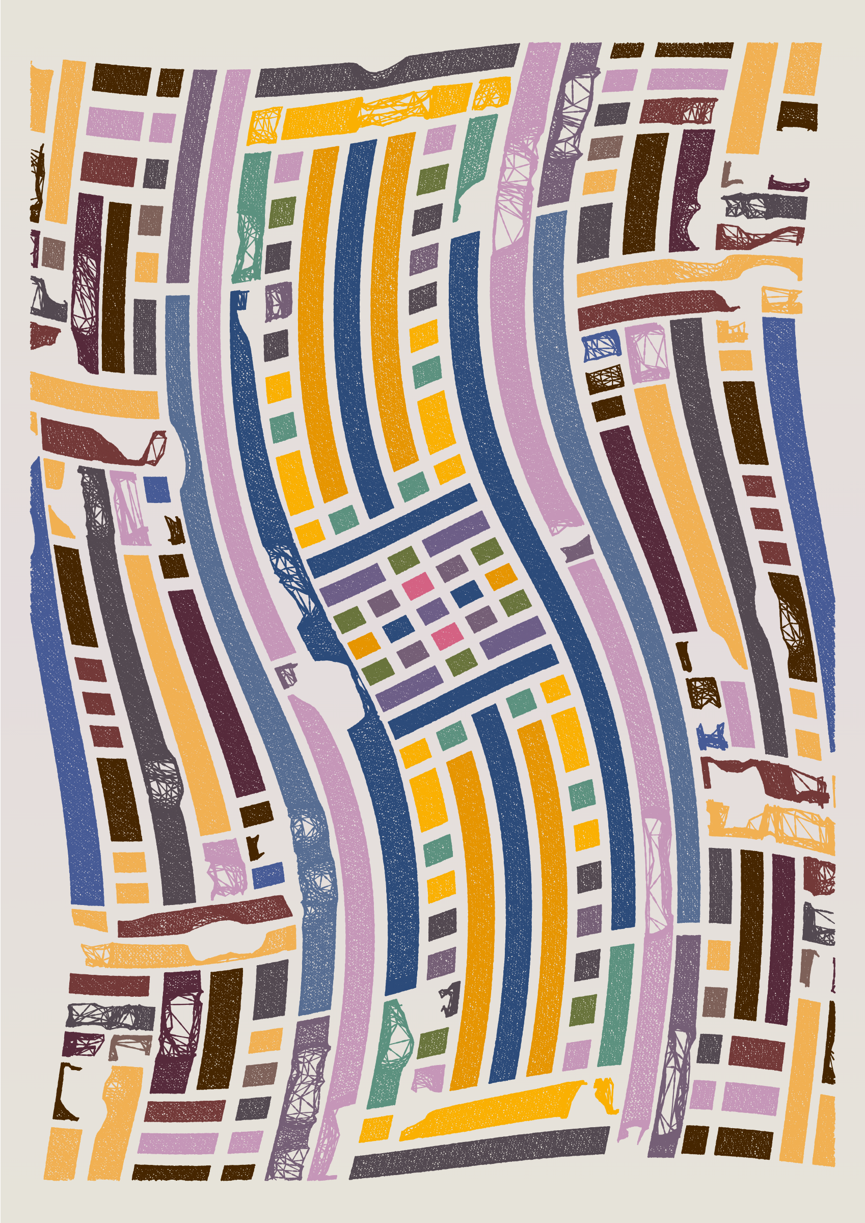 Art Blocks - Art Blocks v2 - Edifice #204 - NFT # 204000204