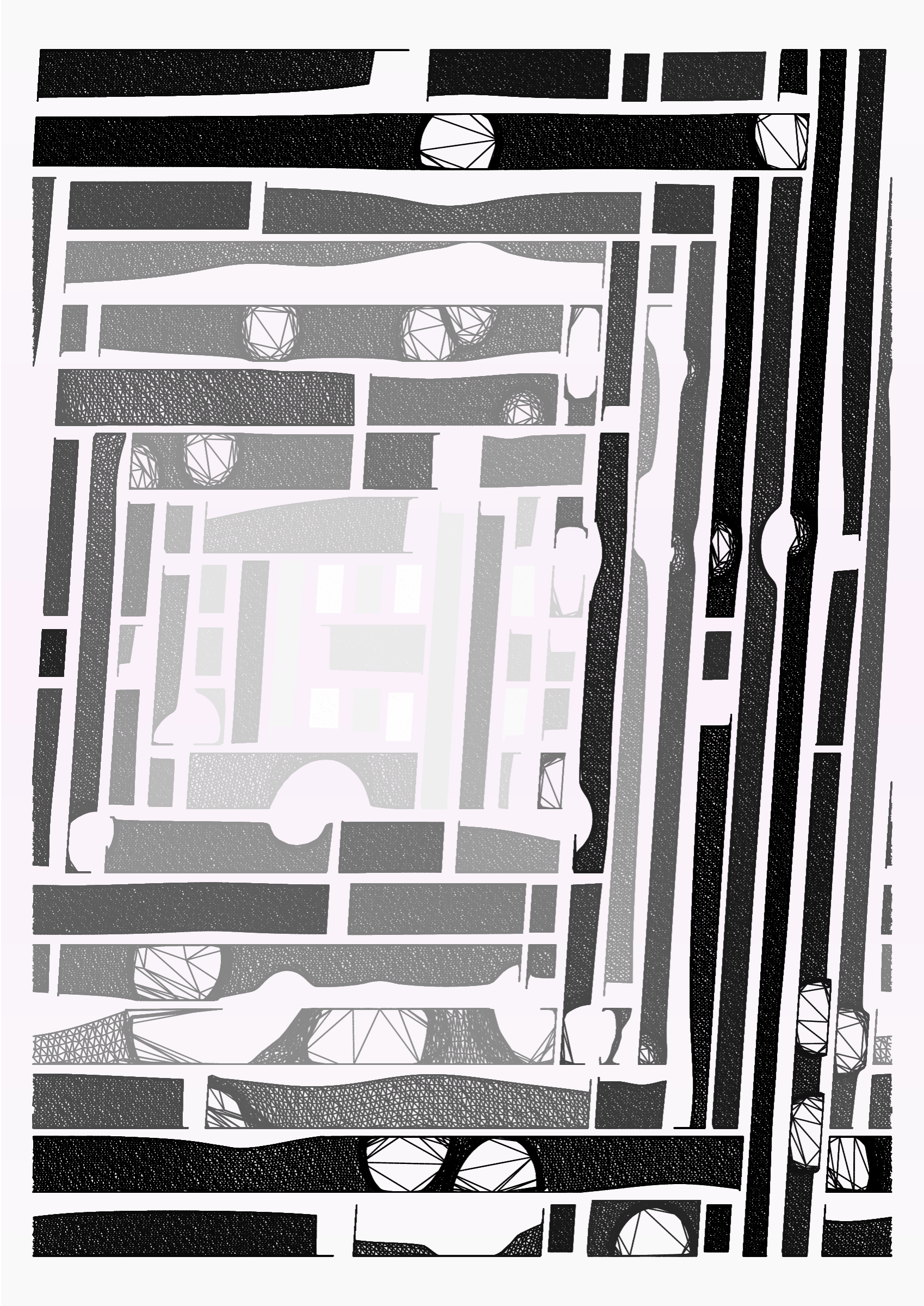 Art Blocks - Art Blocks v2 - Edifice #205 - NFT # 204000205