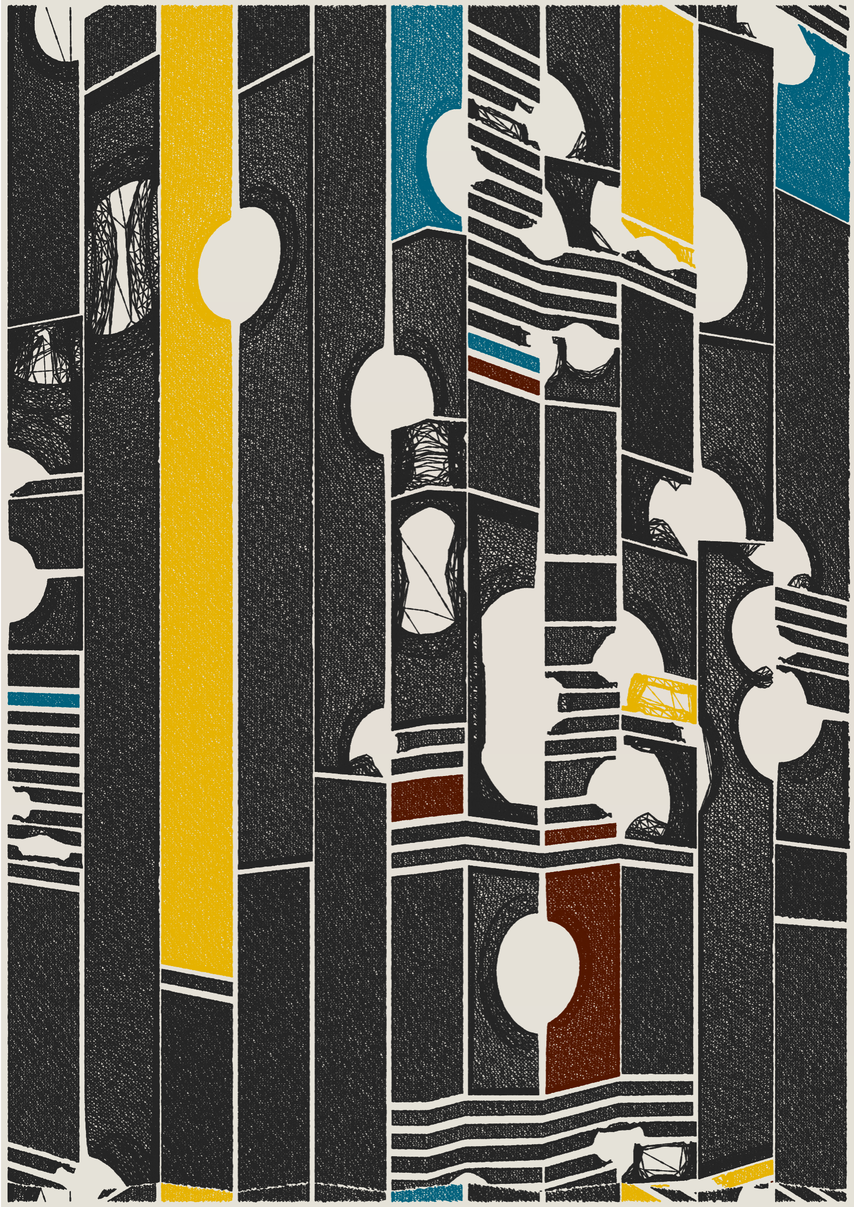 Art Blocks - Art Blocks v2 - Edifice #215 - NFT # 204000215