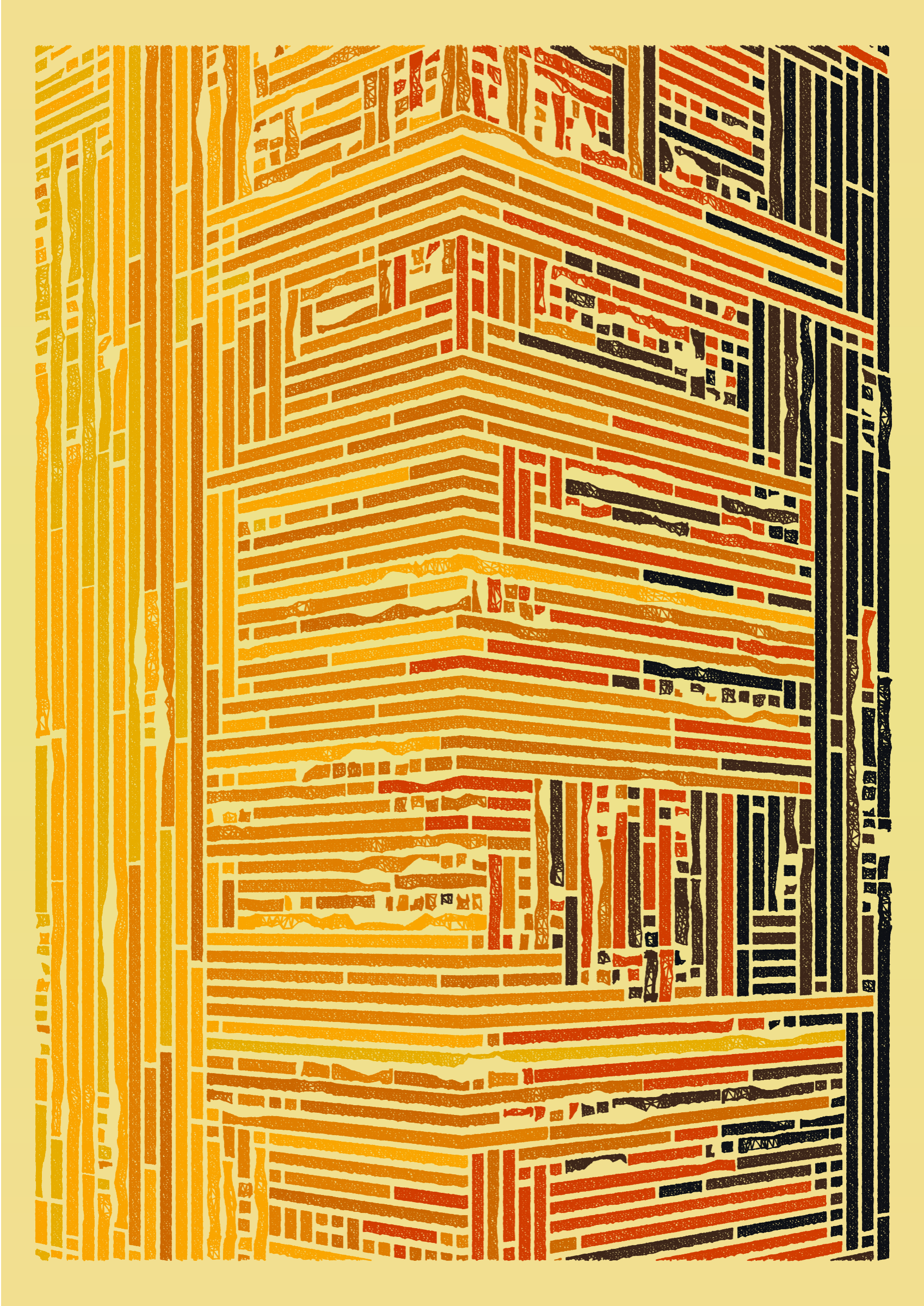 Art Blocks - Art Blocks v2 - Edifice #216 - NFT # 204000216