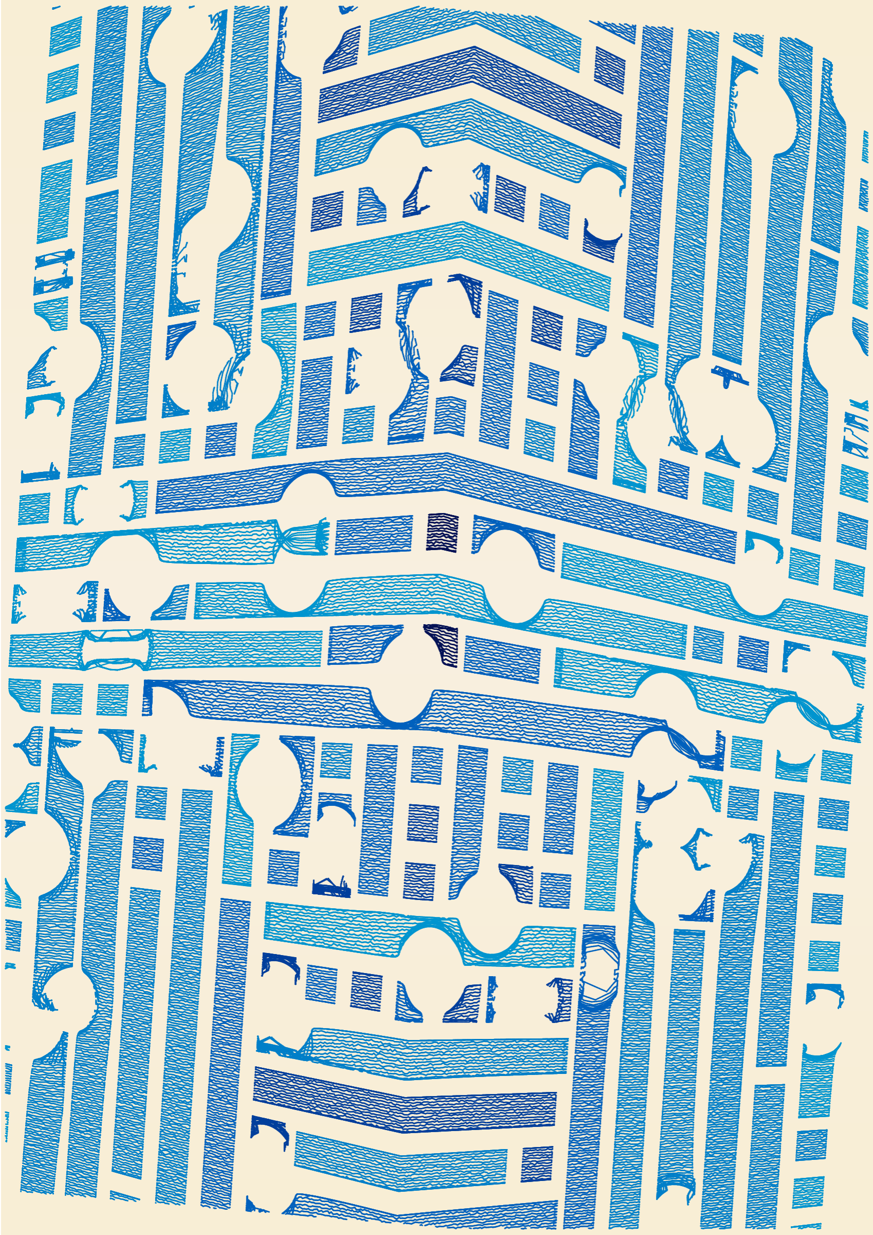 Art Blocks - Art Blocks v2 - Edifice #220 - NFT # 204000220