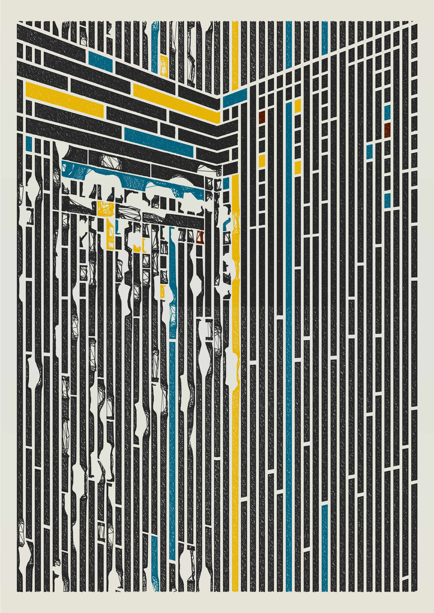 Art Blocks - Art Blocks v2 - Edifice #223 - NFT # 204000223