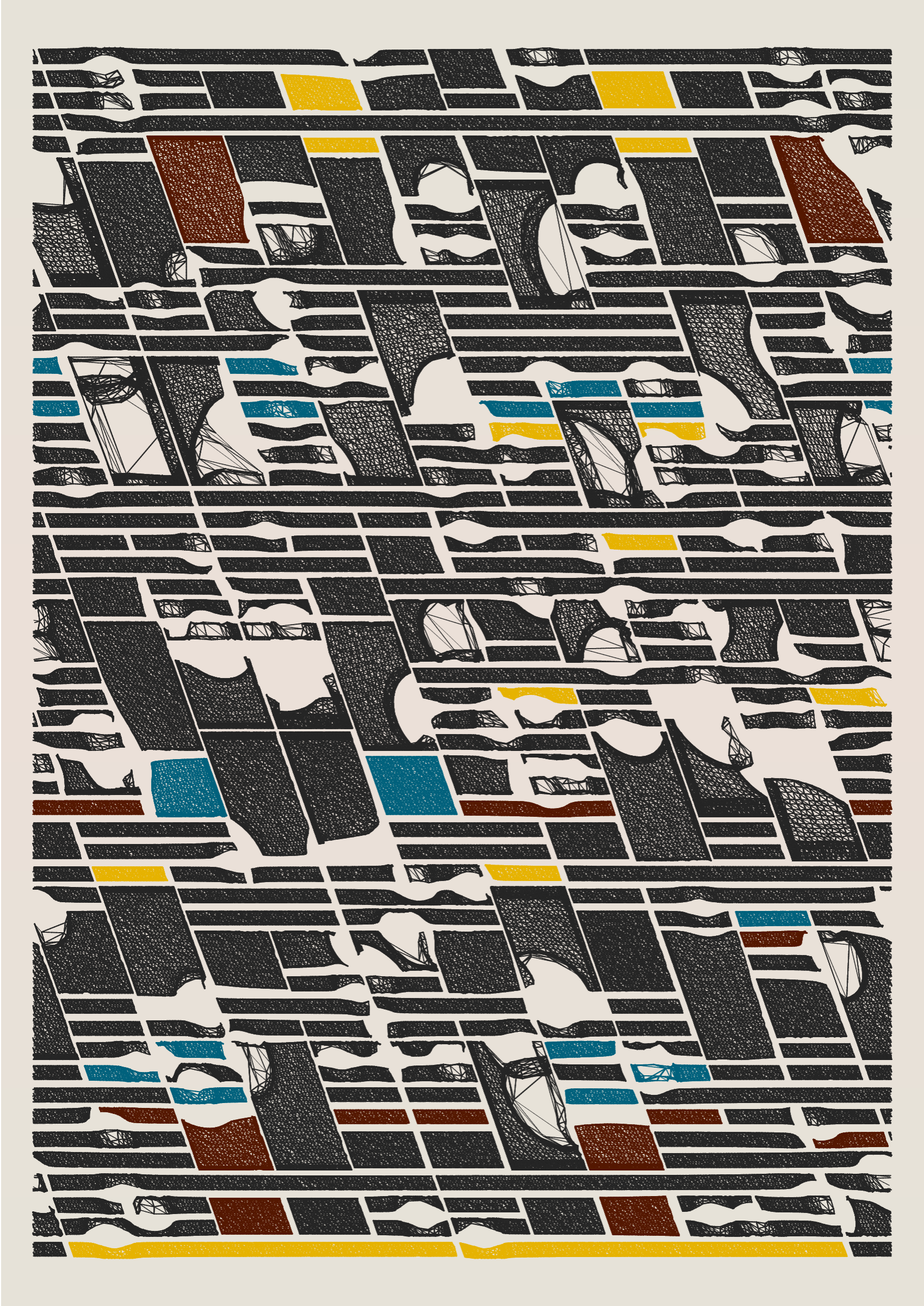 Art Blocks - Art Blocks v2 - Edifice #224 - NFT # 204000224