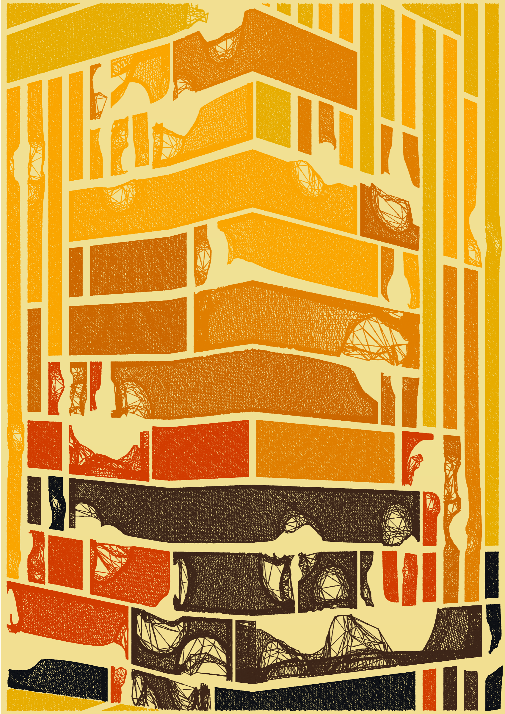 Art Blocks - Art Blocks v2 - Edifice #226 - NFT # 204000226