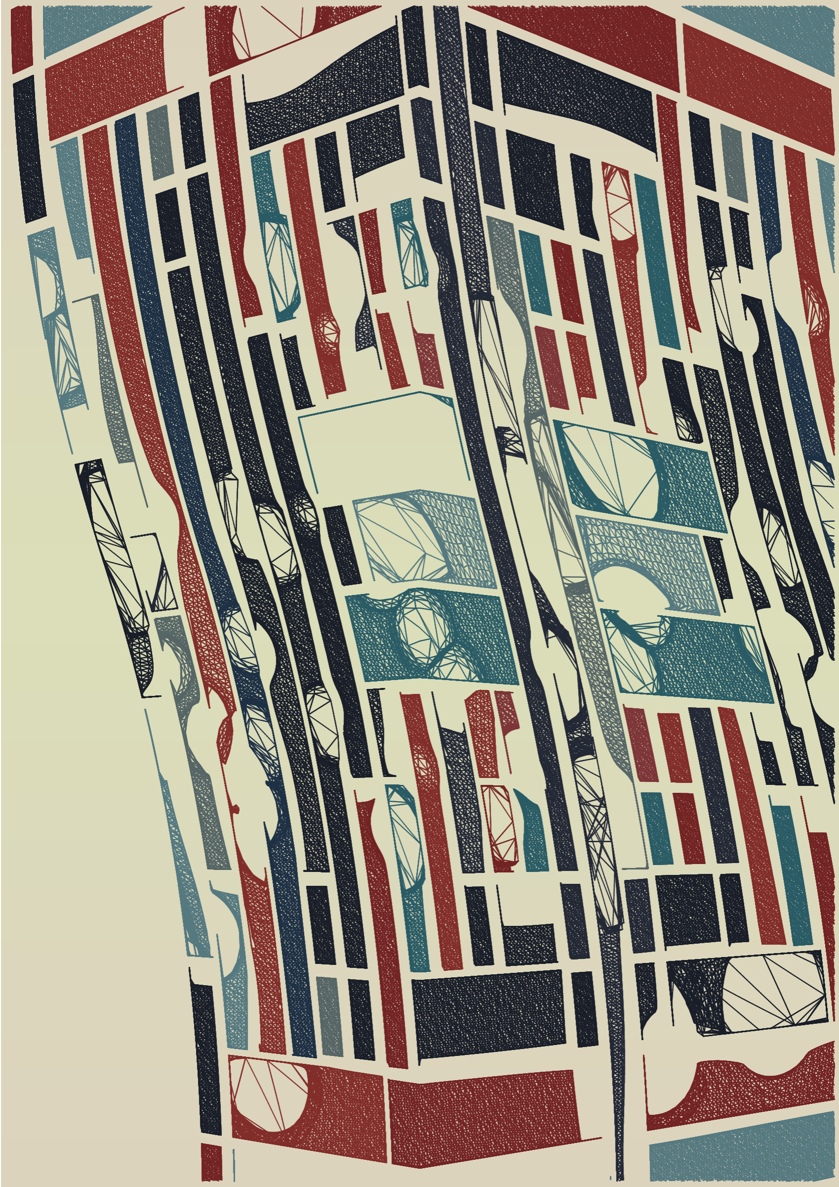 Art Blocks - Art Blocks v2 - Edifice #228 - NFT # 204000228